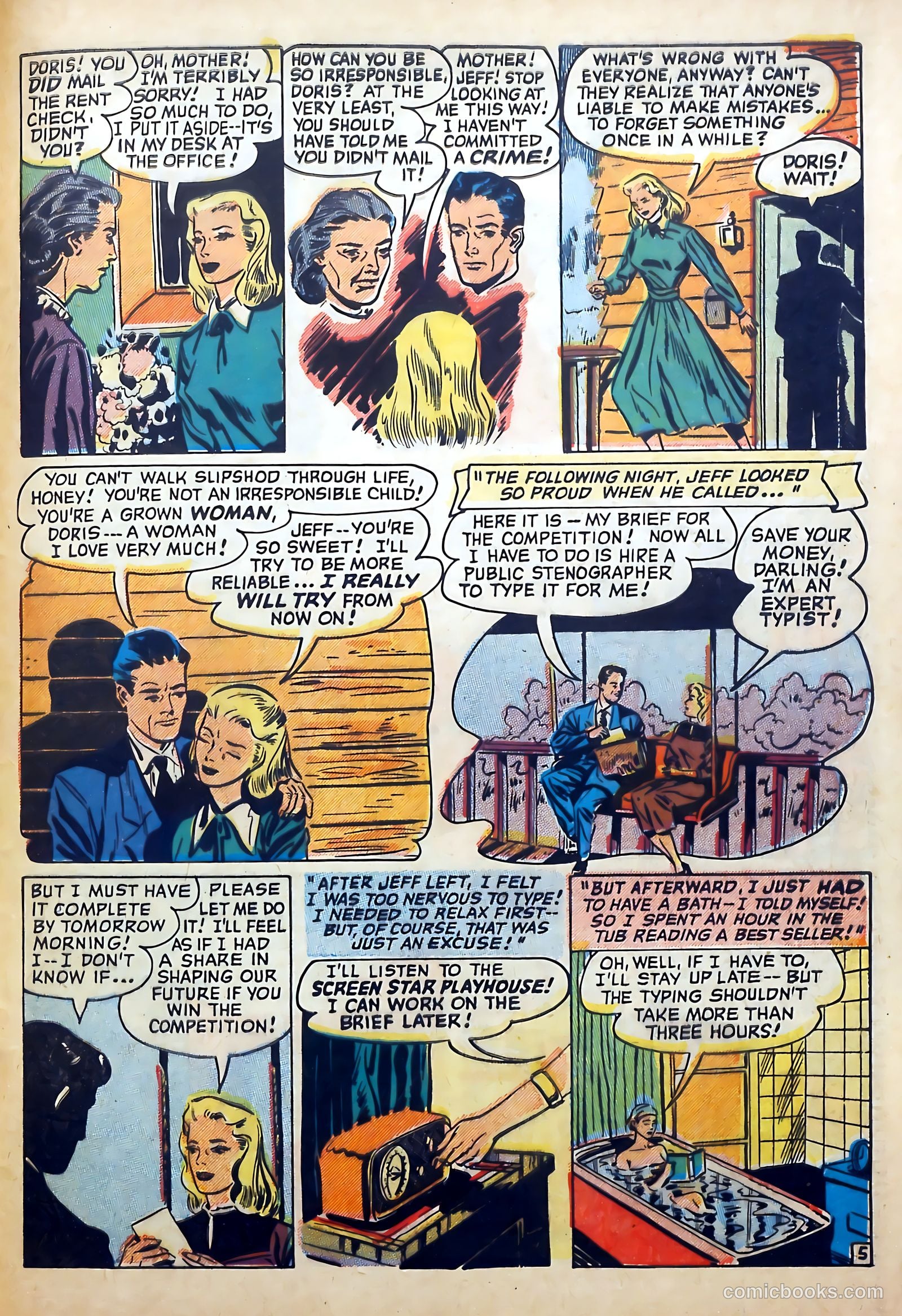 Love Diary #15 (1951) — page 45 of 52