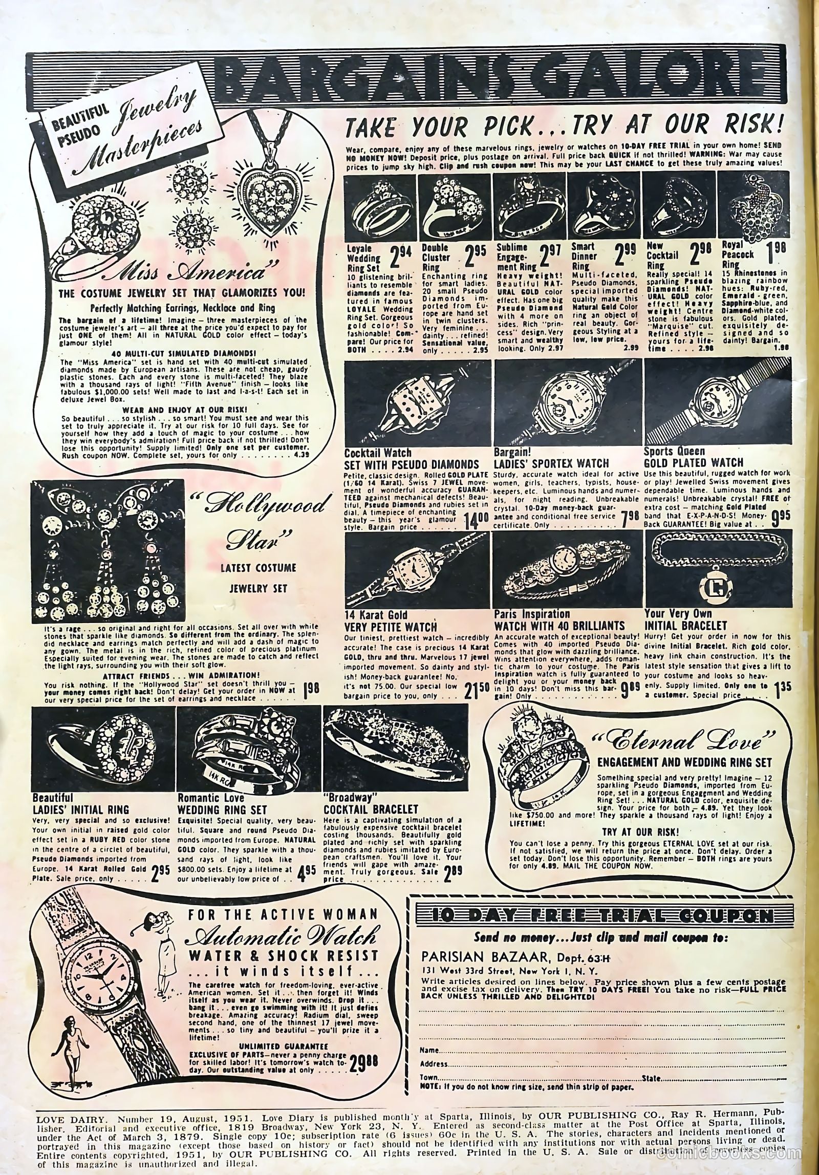 Love Diary #19 (1951) — page 2 of 52