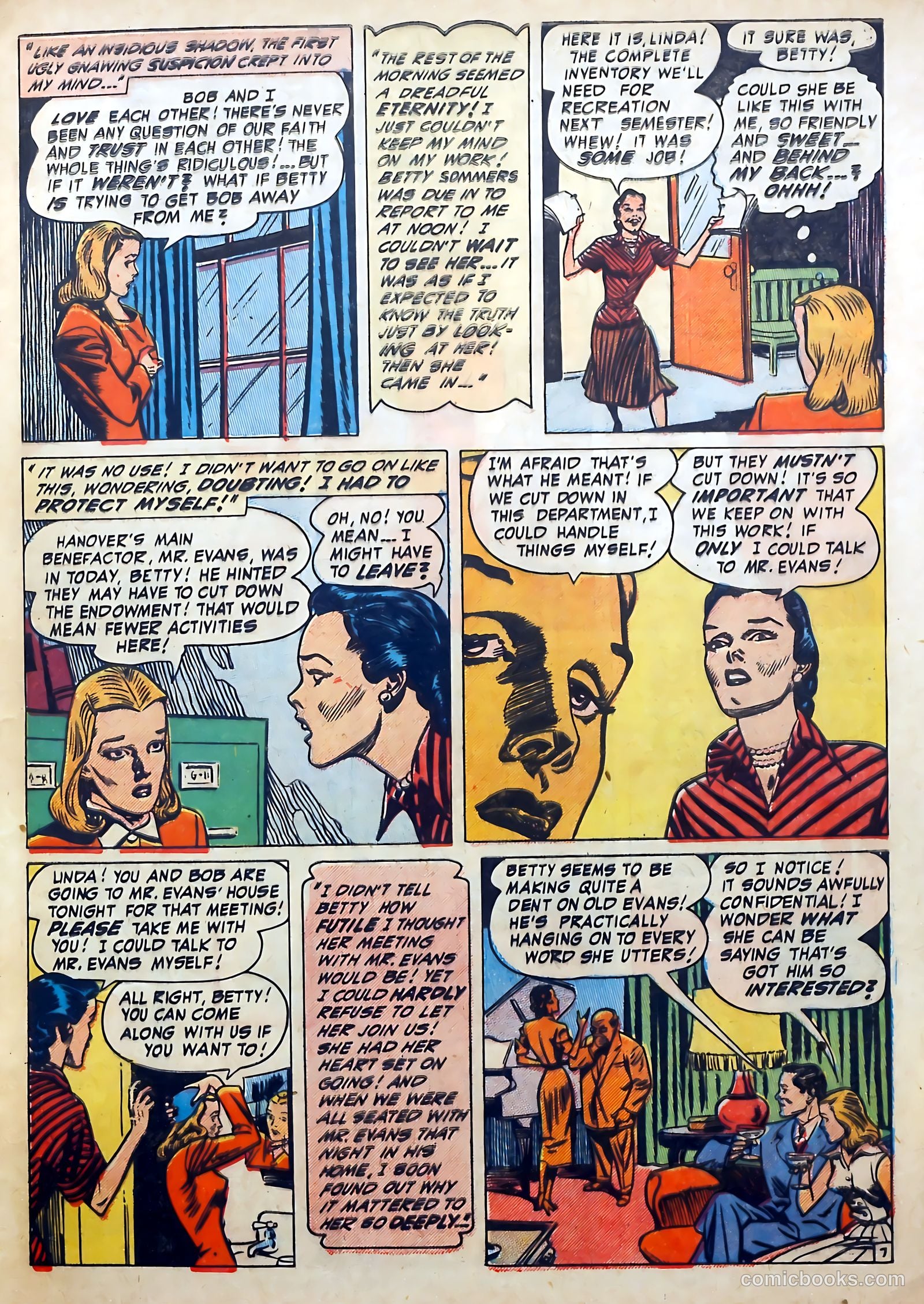 Love Diary #19 (1951) — page 9 of 52