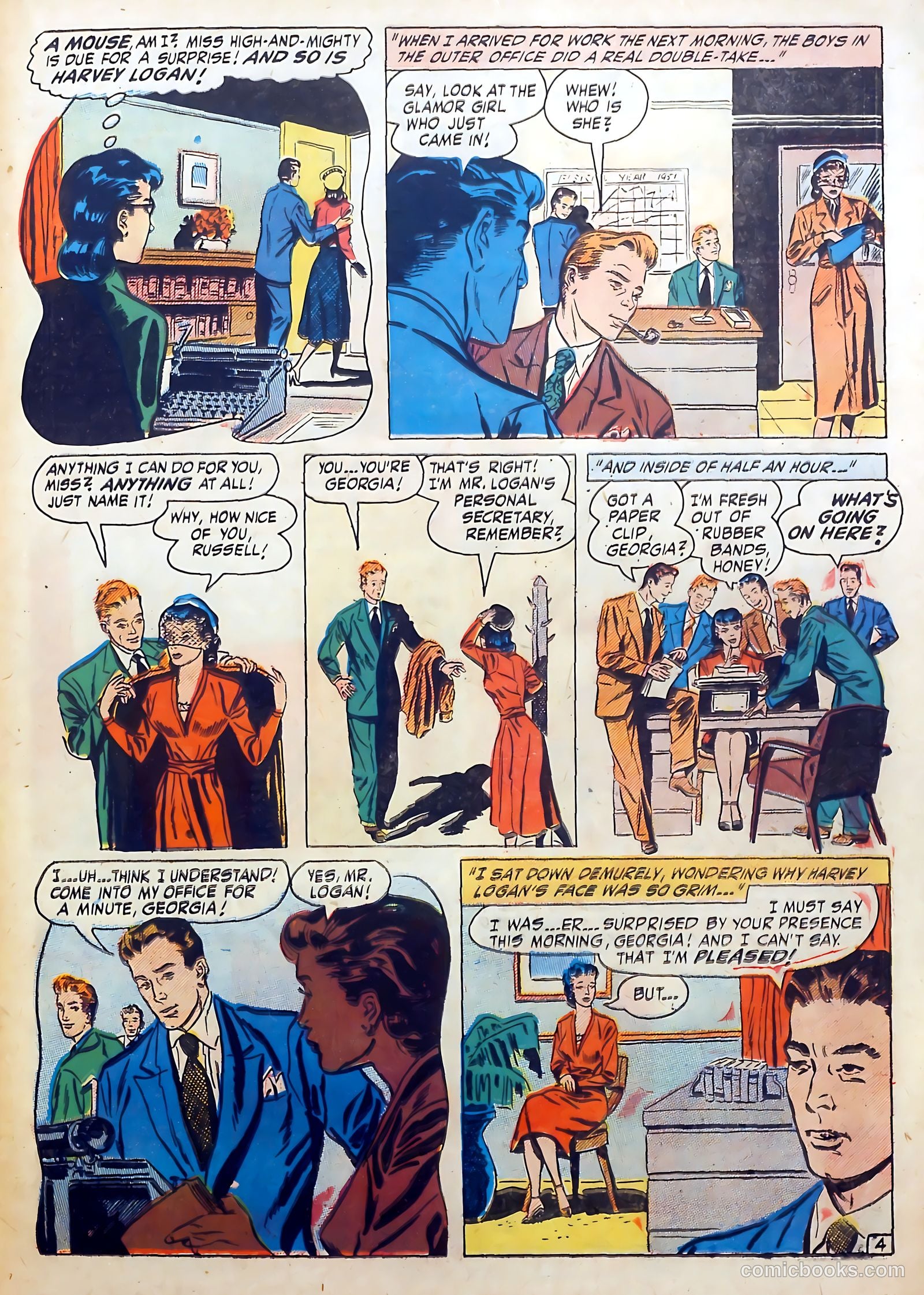 Love Diary #20 (1951) — page 35 of 52