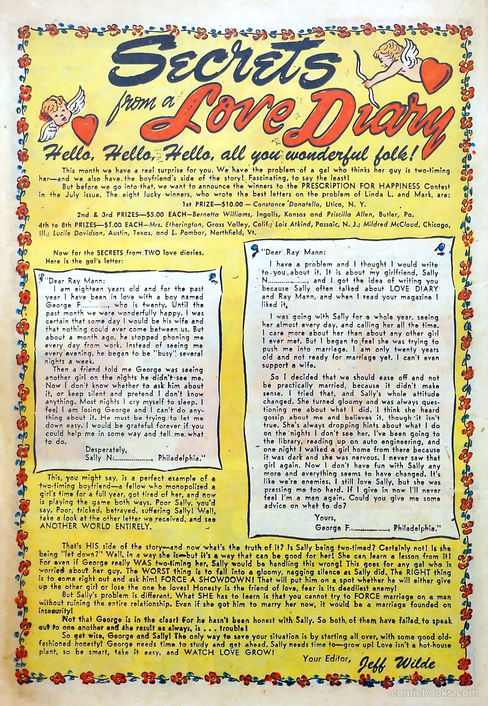 Love Diary #22 (1951) — page 20 of 36