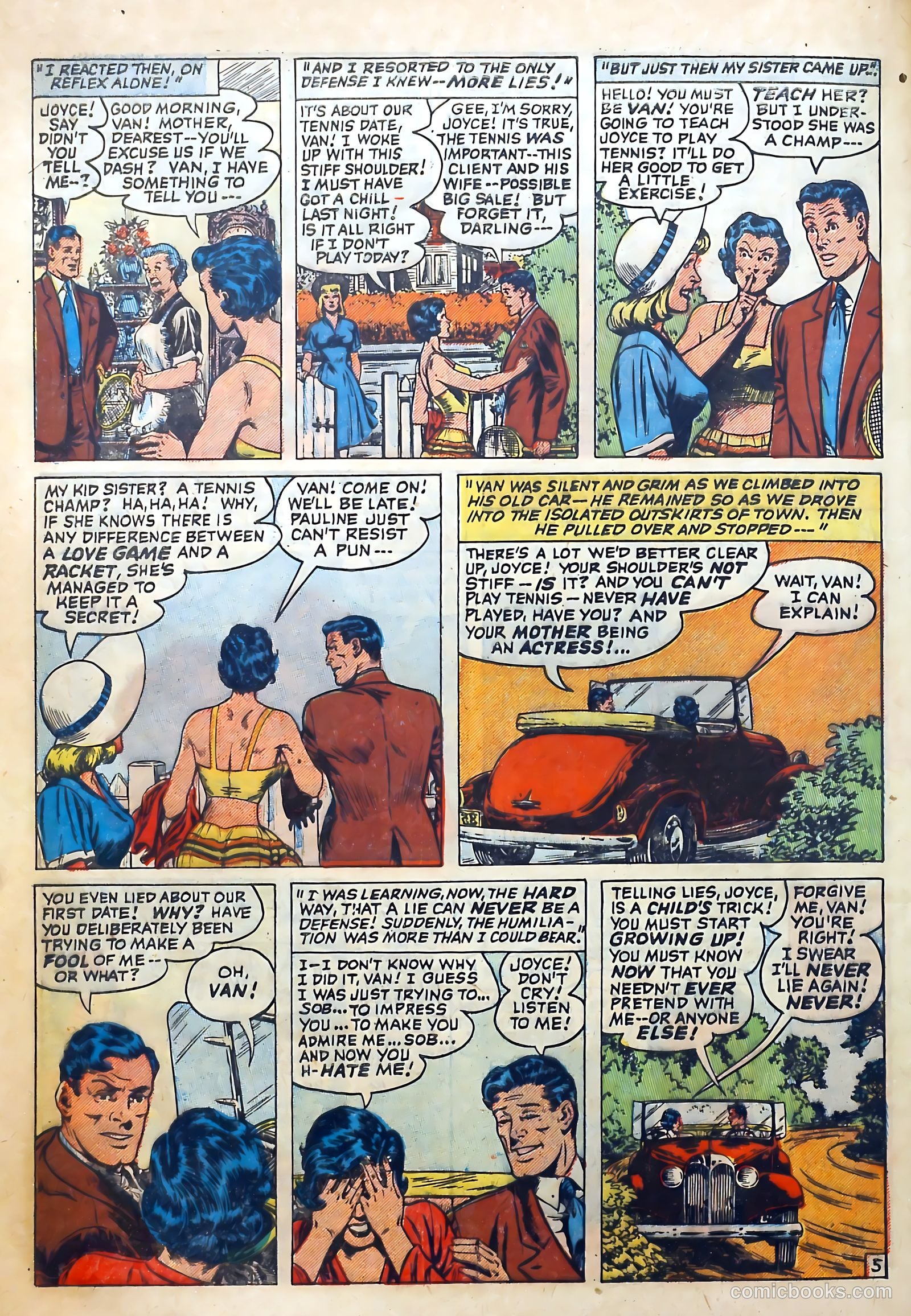 Love Diary #22 (1951) — page 30 of 36