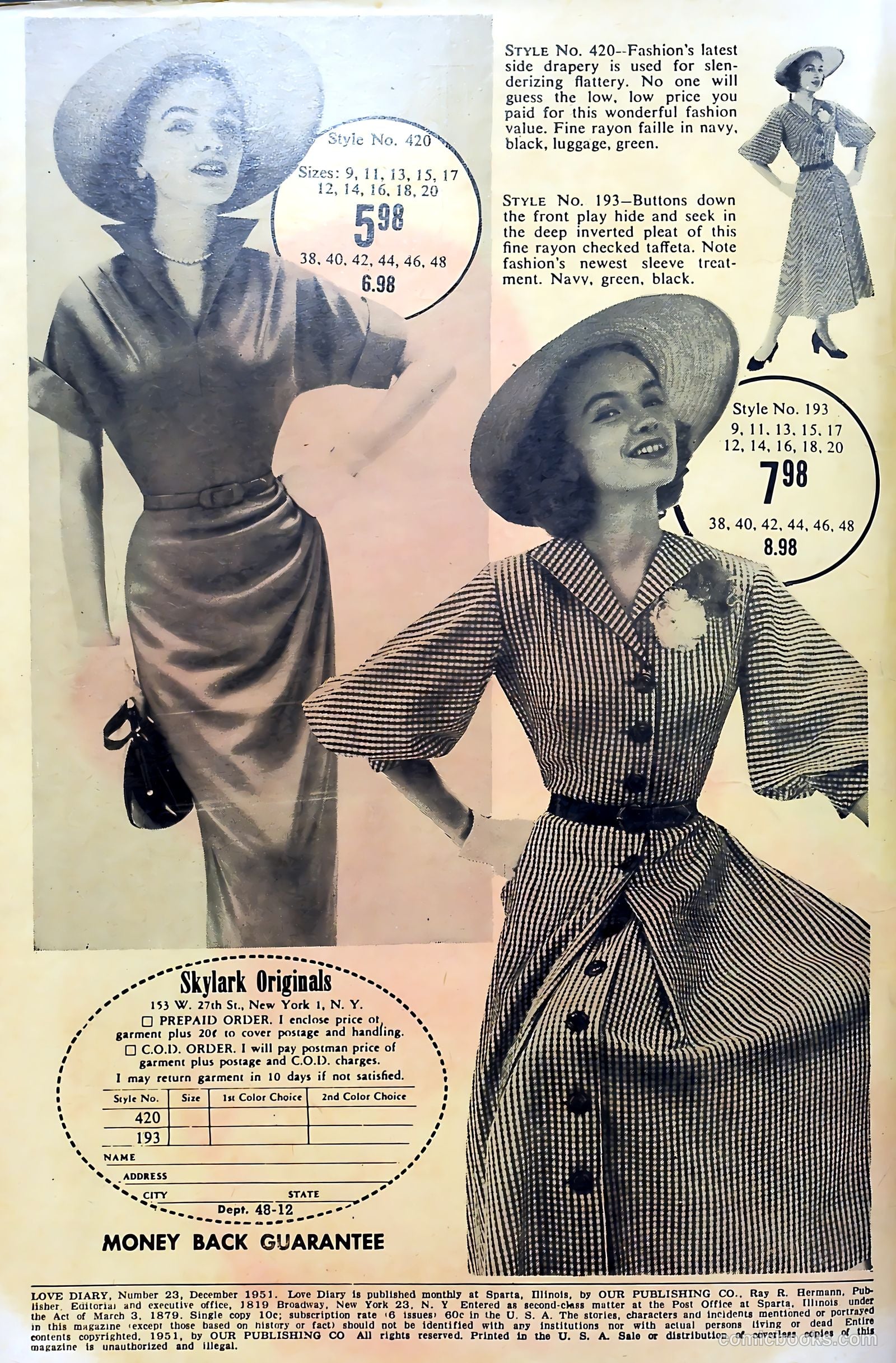Love Diary #23 (1951) — page 2 of 36