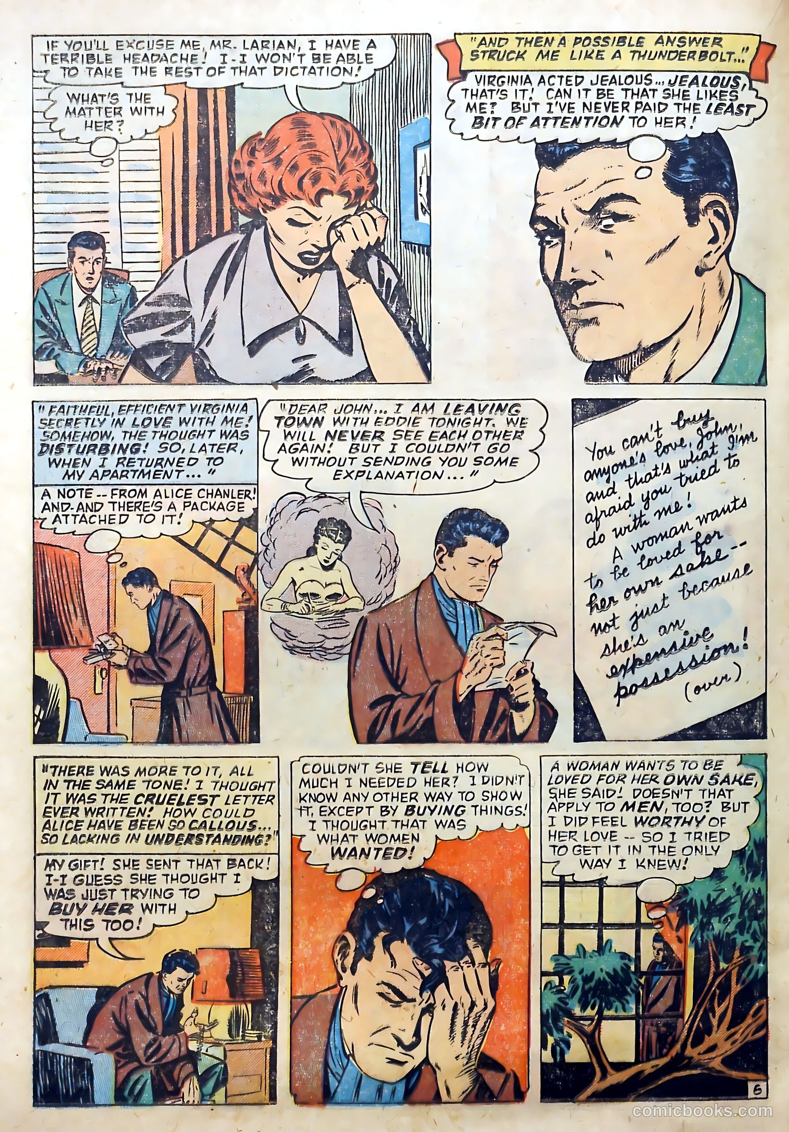 Love Diary #24 (1952) — page 20 of 36