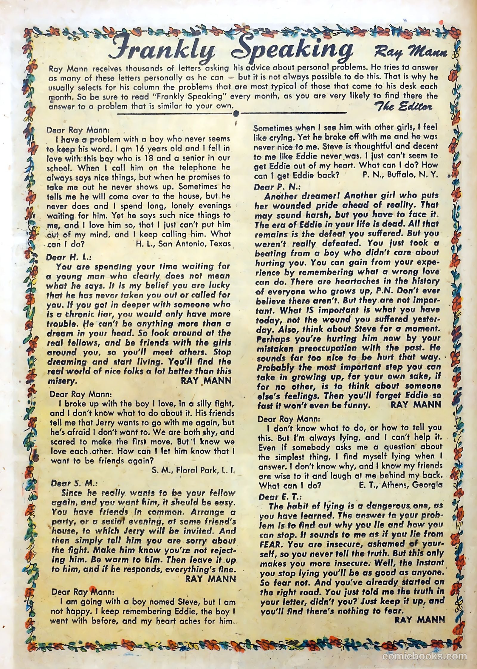 Love Diary #26 (1952) — page 26 of 36