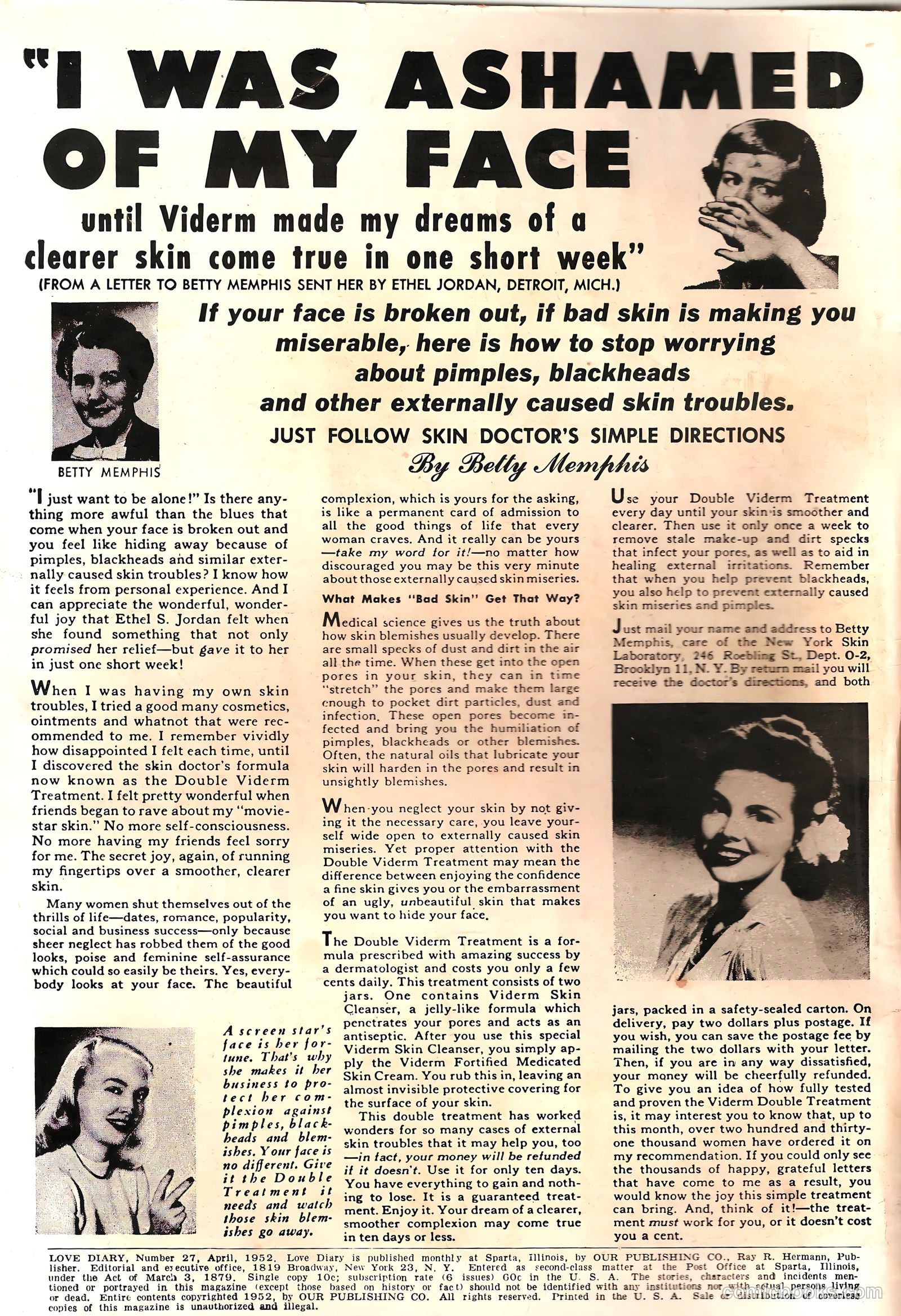 Love Diary #27 (1952) — page 2 of 36
