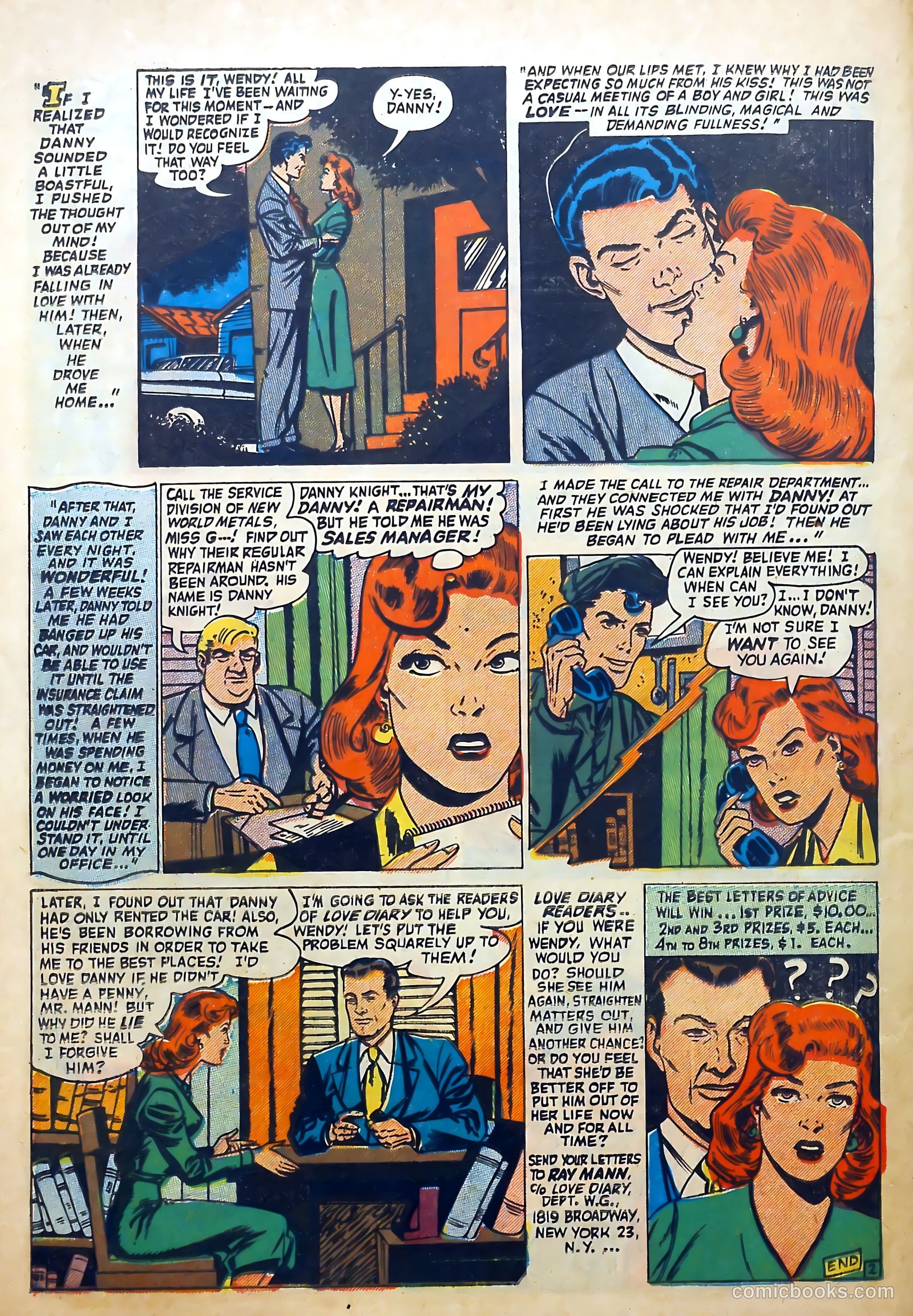 Love Diary #28 (1952) — page 24 of 36