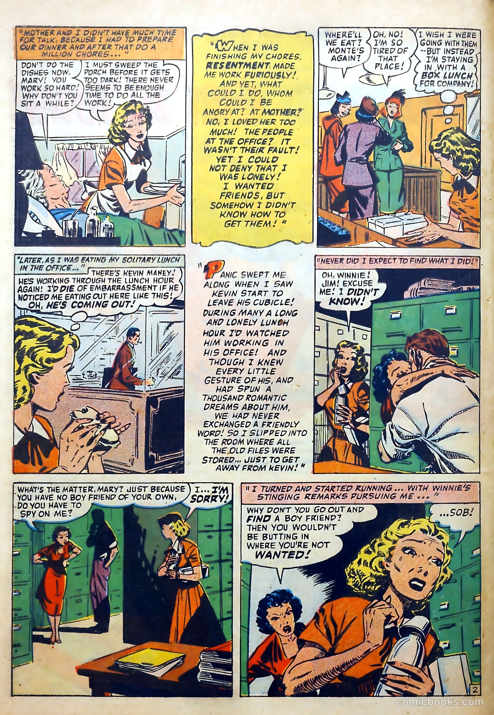 Love Diary #28 (1952) — page 28 of 36