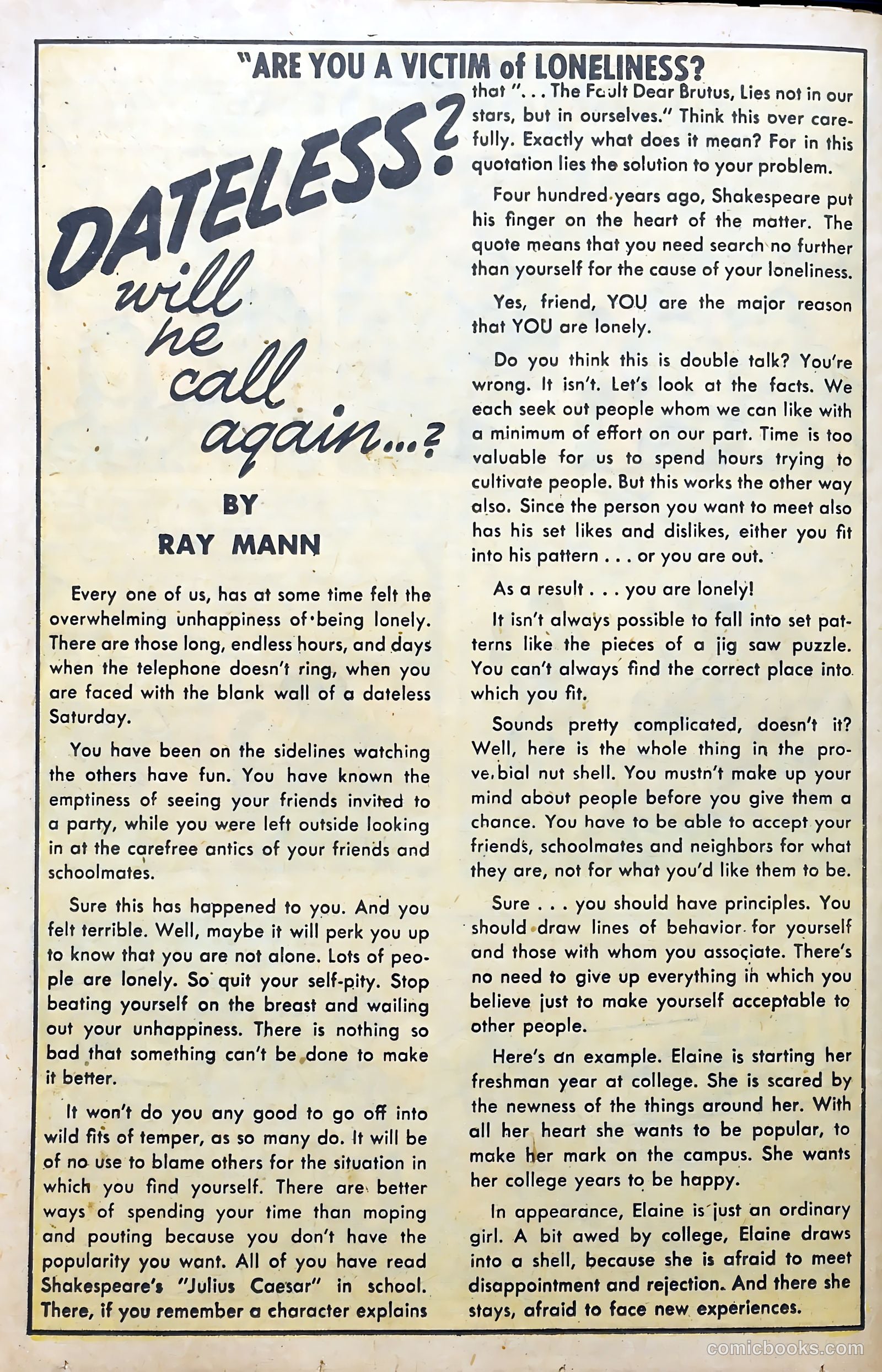 Love Diary #3 (1949) — page 38 of 52