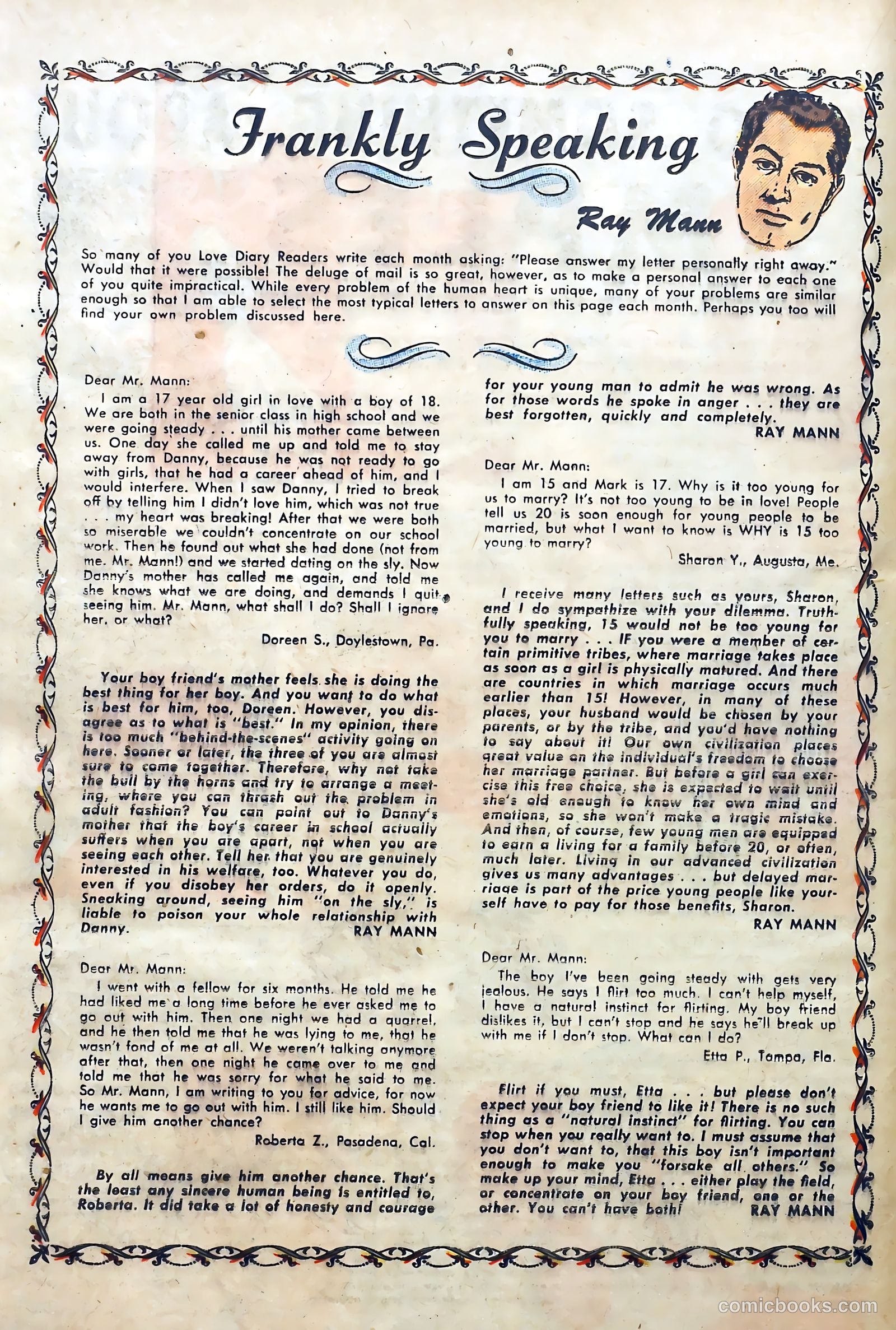 Love Diary #31 (1952) — page 24 of 36
