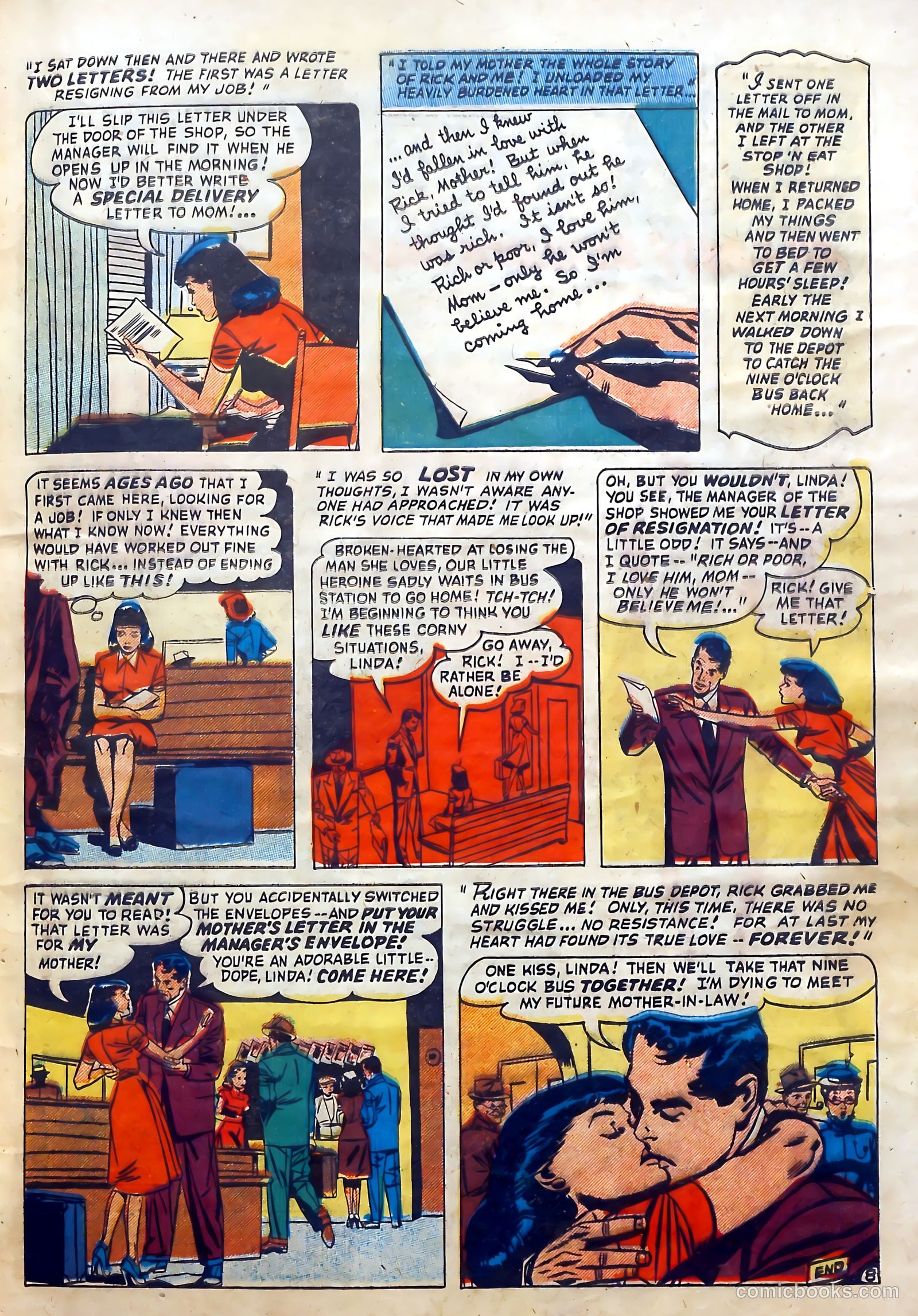 Love Diary #31 (1952) — page 33 of 36