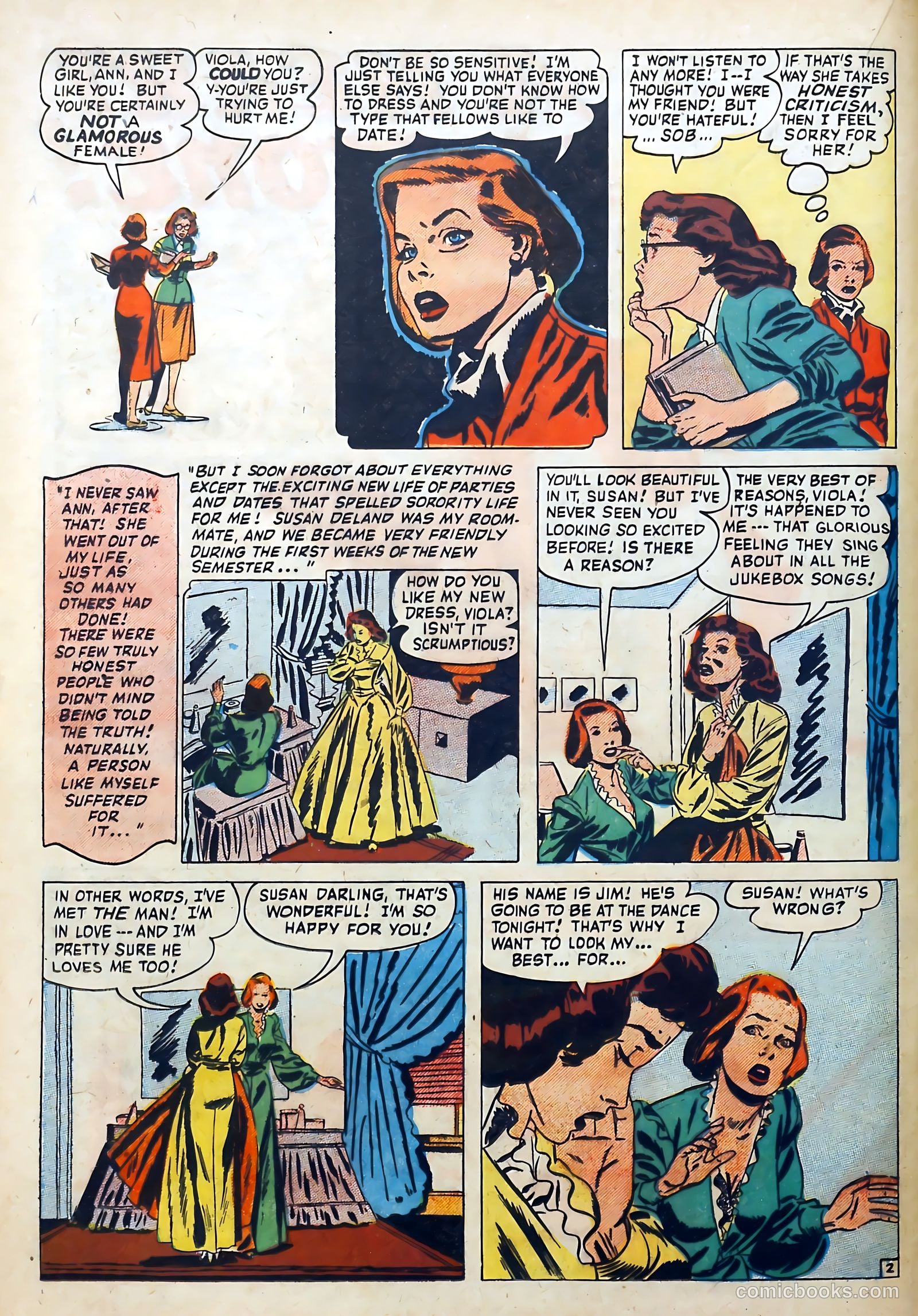 Love Diary #32 (1952) — page 16 of 36