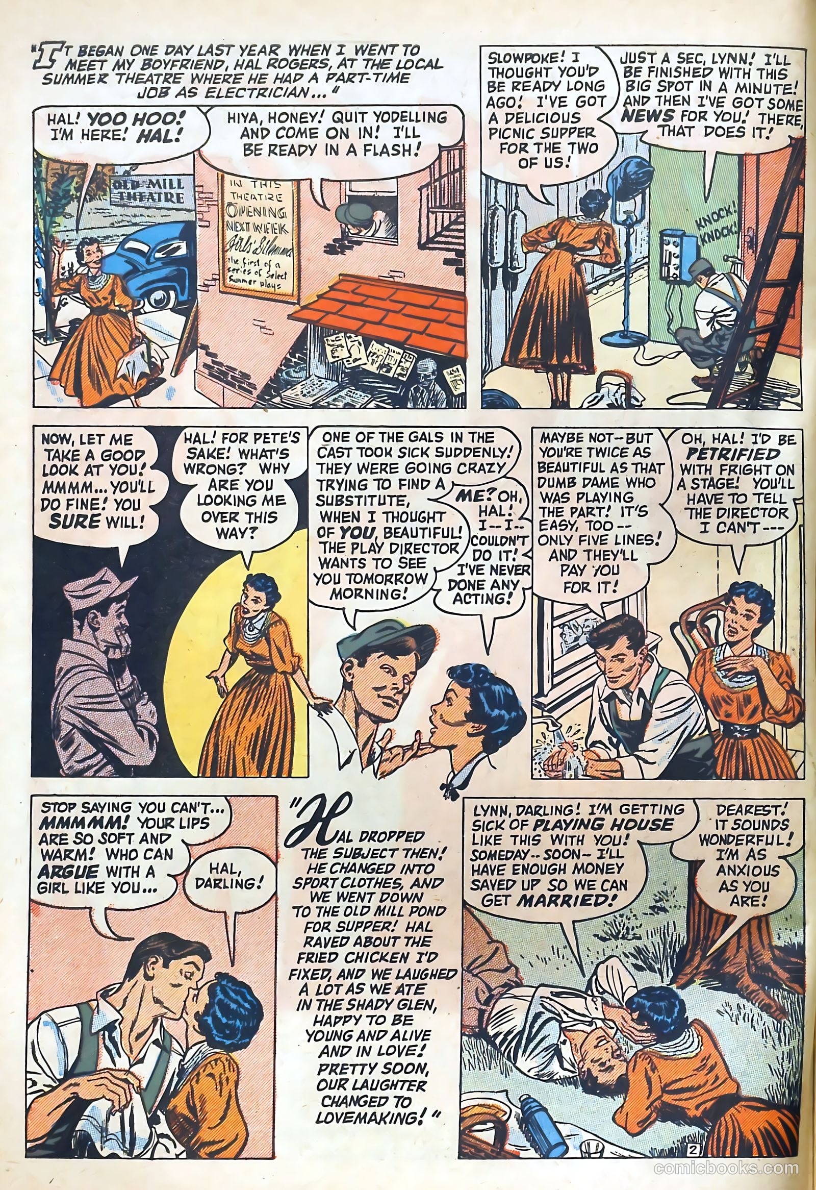 Love Diary #33 (1953) — page 4 of 36