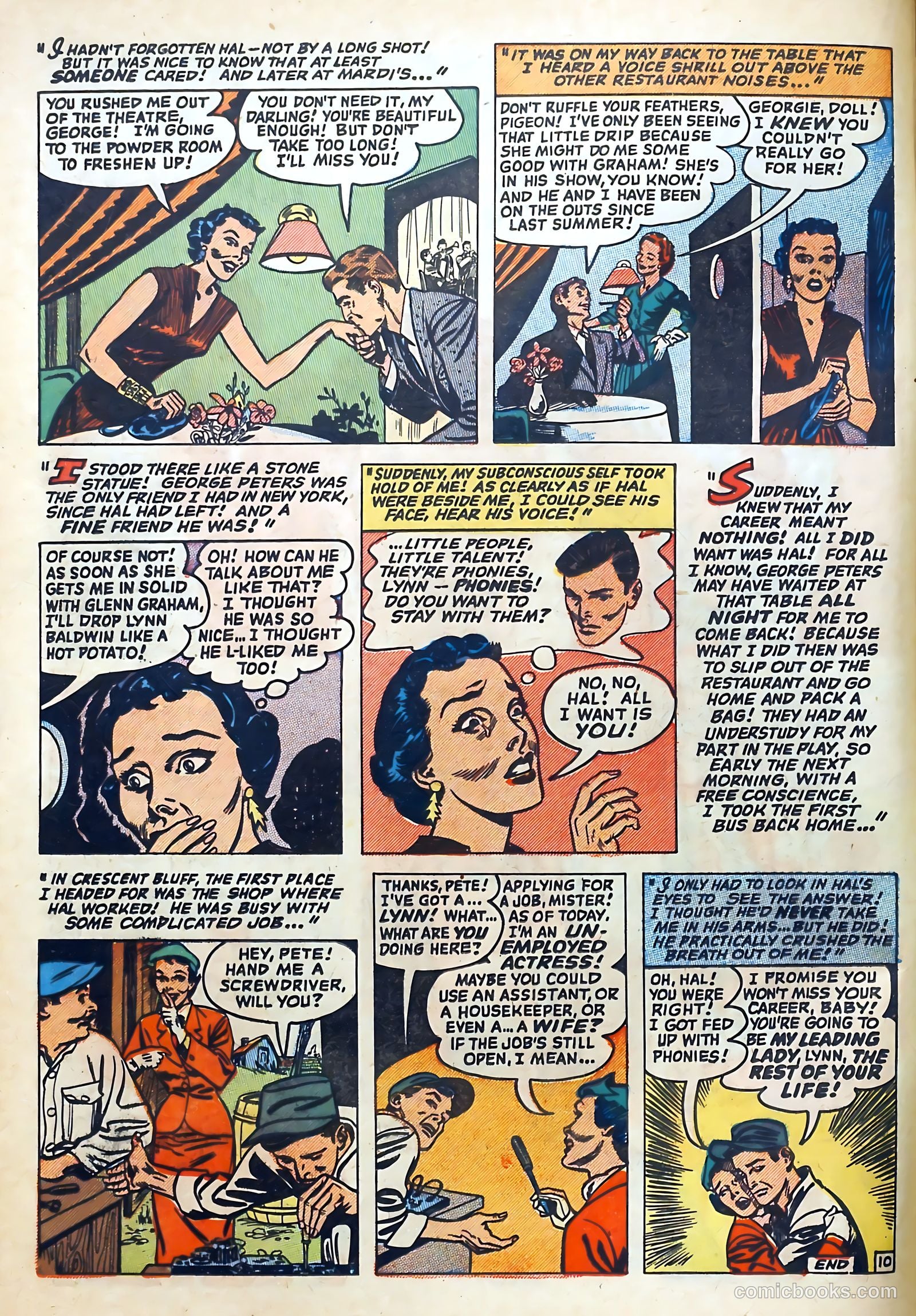 Love Diary #33 (1953) — page 12 of 36