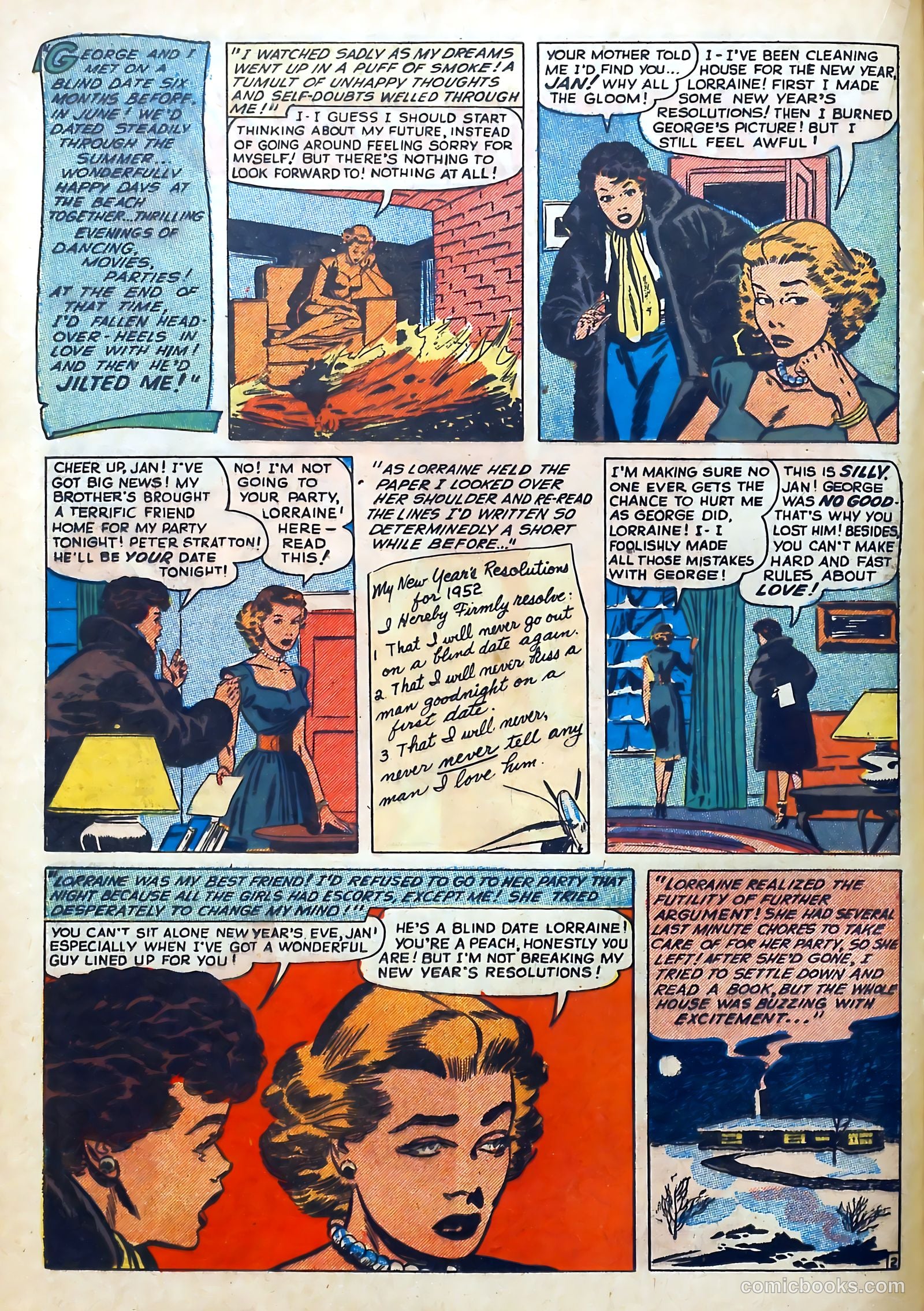 Love Diary #33 (1953) — page 16 of 36