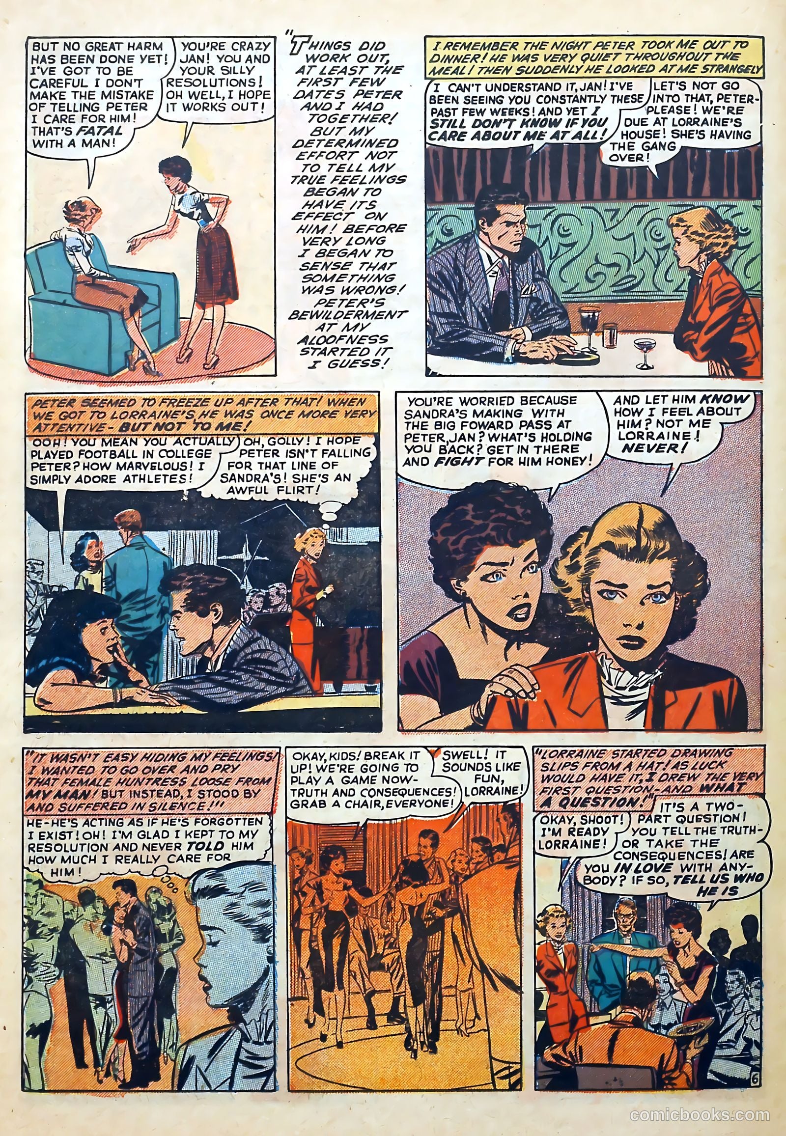 Love Diary #33 (1953) — page 20 of 36