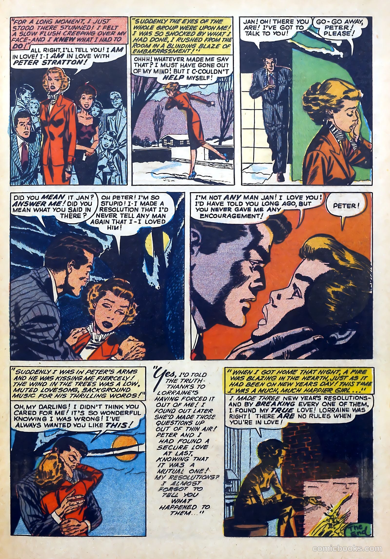 Love Diary #33 (1953) — page 21 of 36