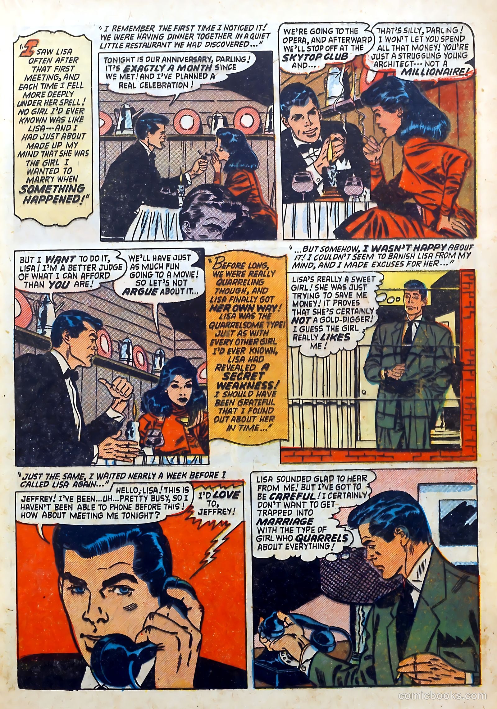 Love Diary #35 (1953) — page 17 of 36