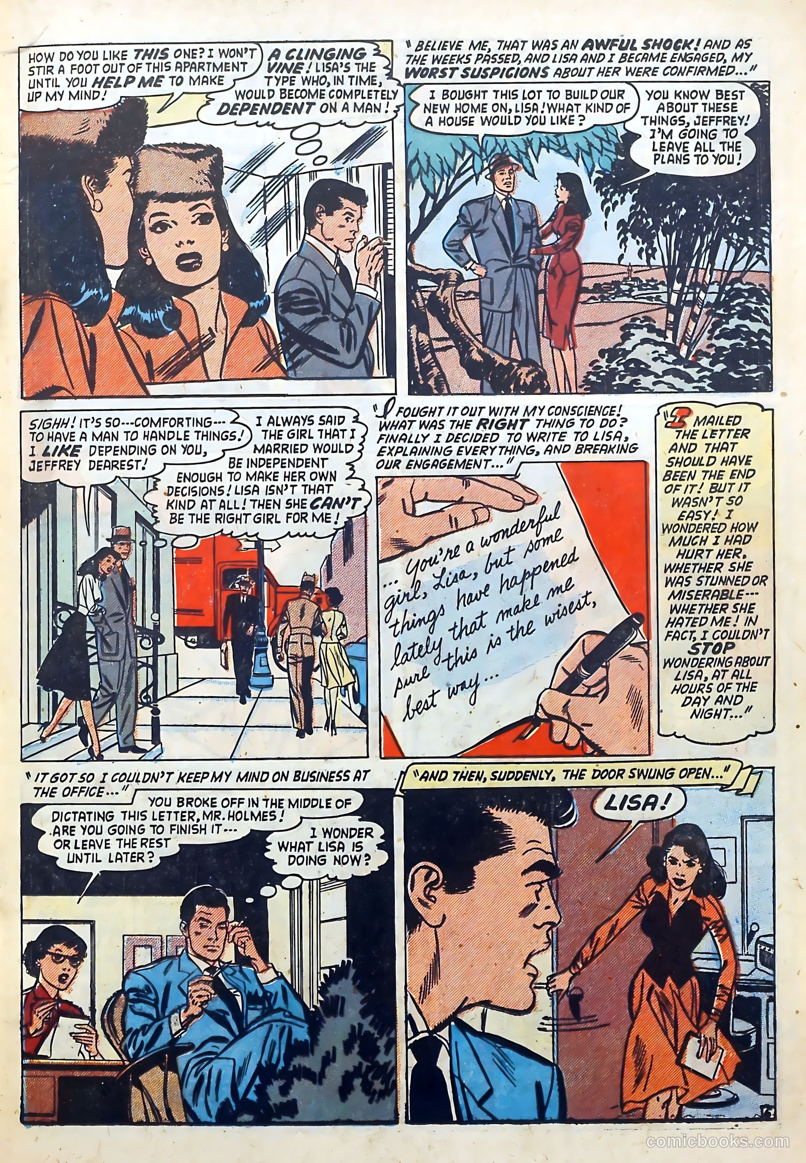 Love Diary #35 (1953) — page 19 of 36
