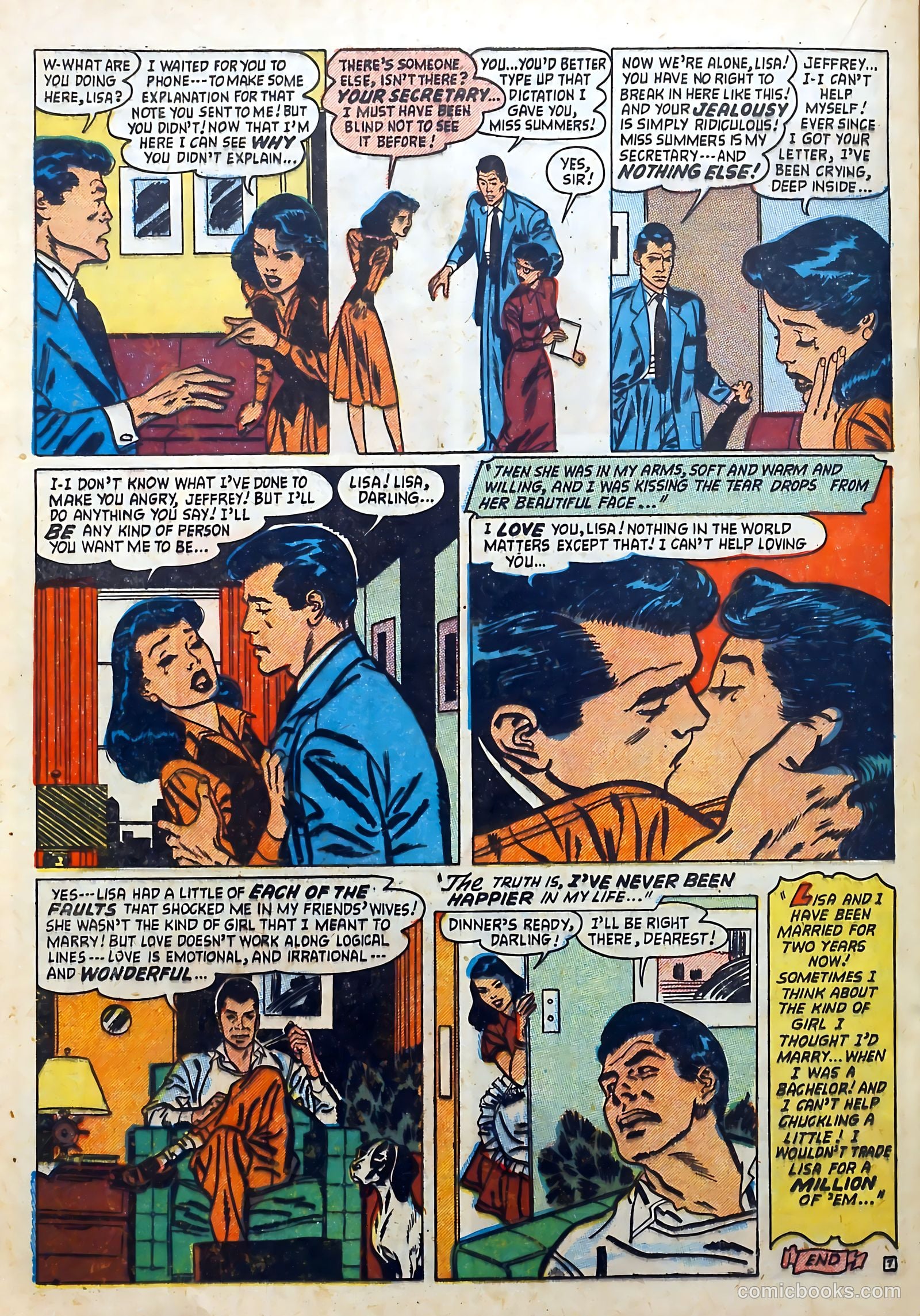 Love Diary #35 (1953) — page 20 of 36