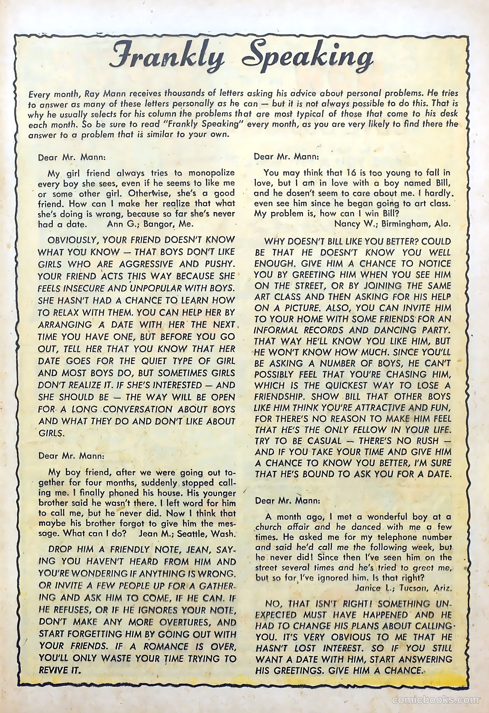 Love Diary #35 (1953) — page 25 of 36