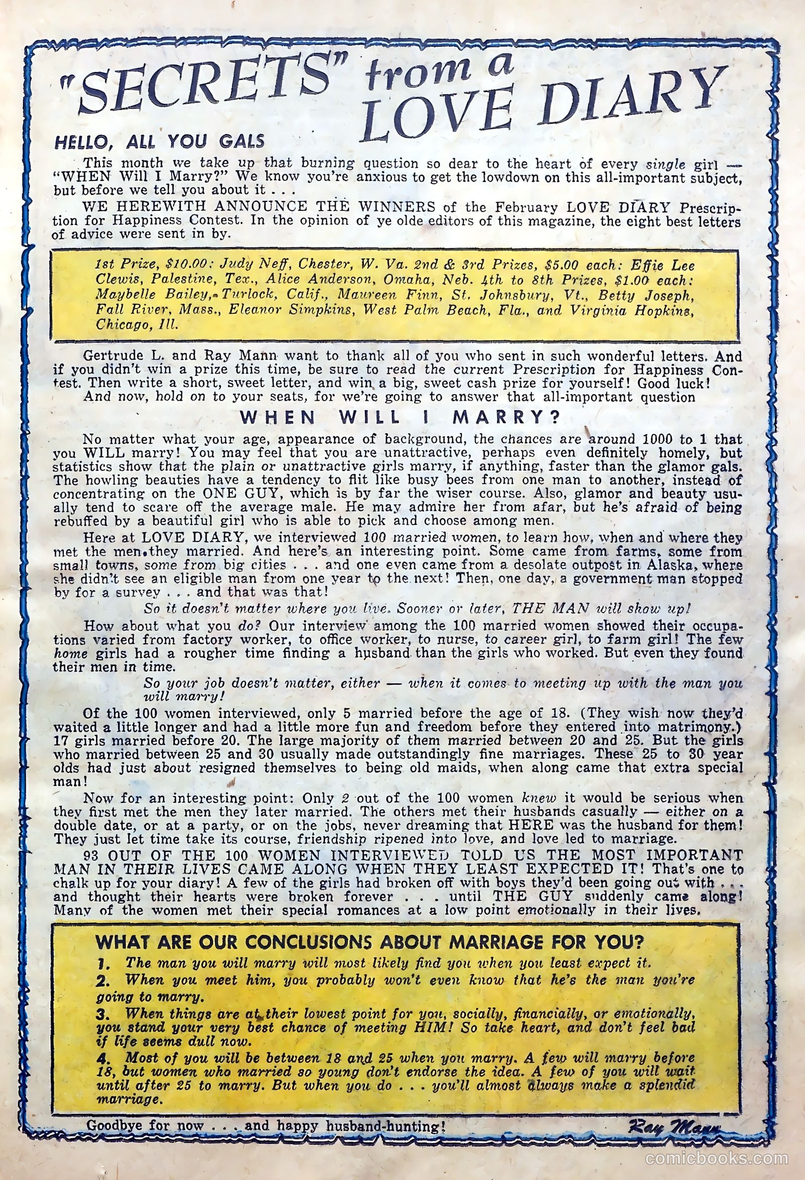 Love Diary #37 (1965) — page 21 of 36
