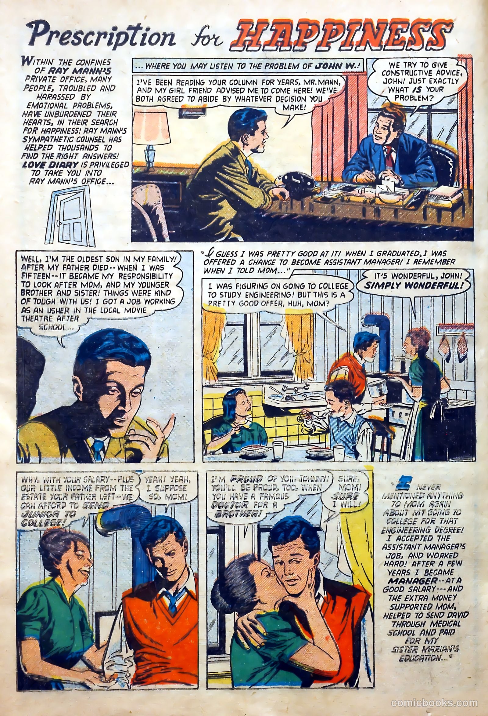 Love Diary #37 (1953) — page 22 of 36