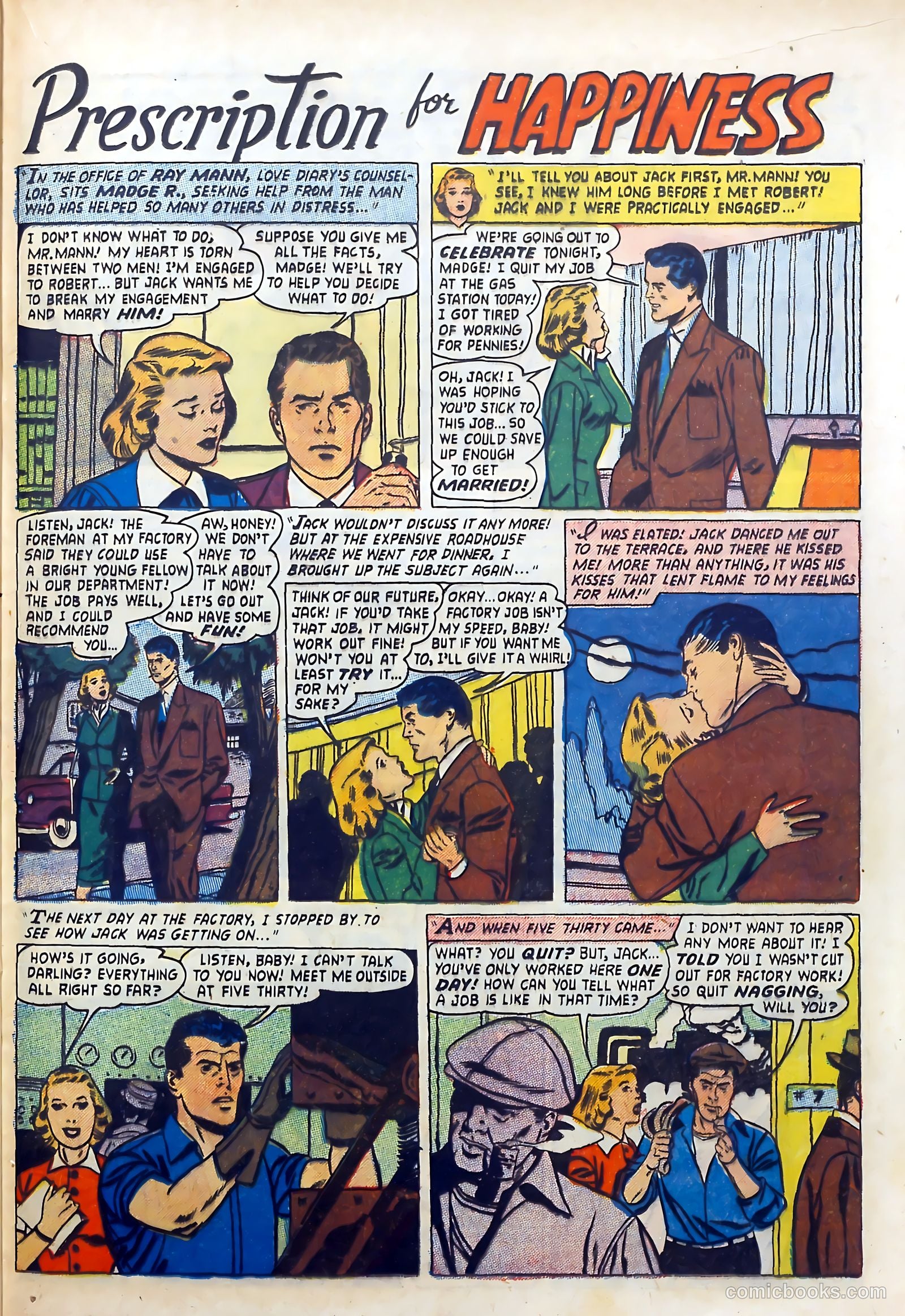 Love Diary #38 (1953) — page 23 of 36