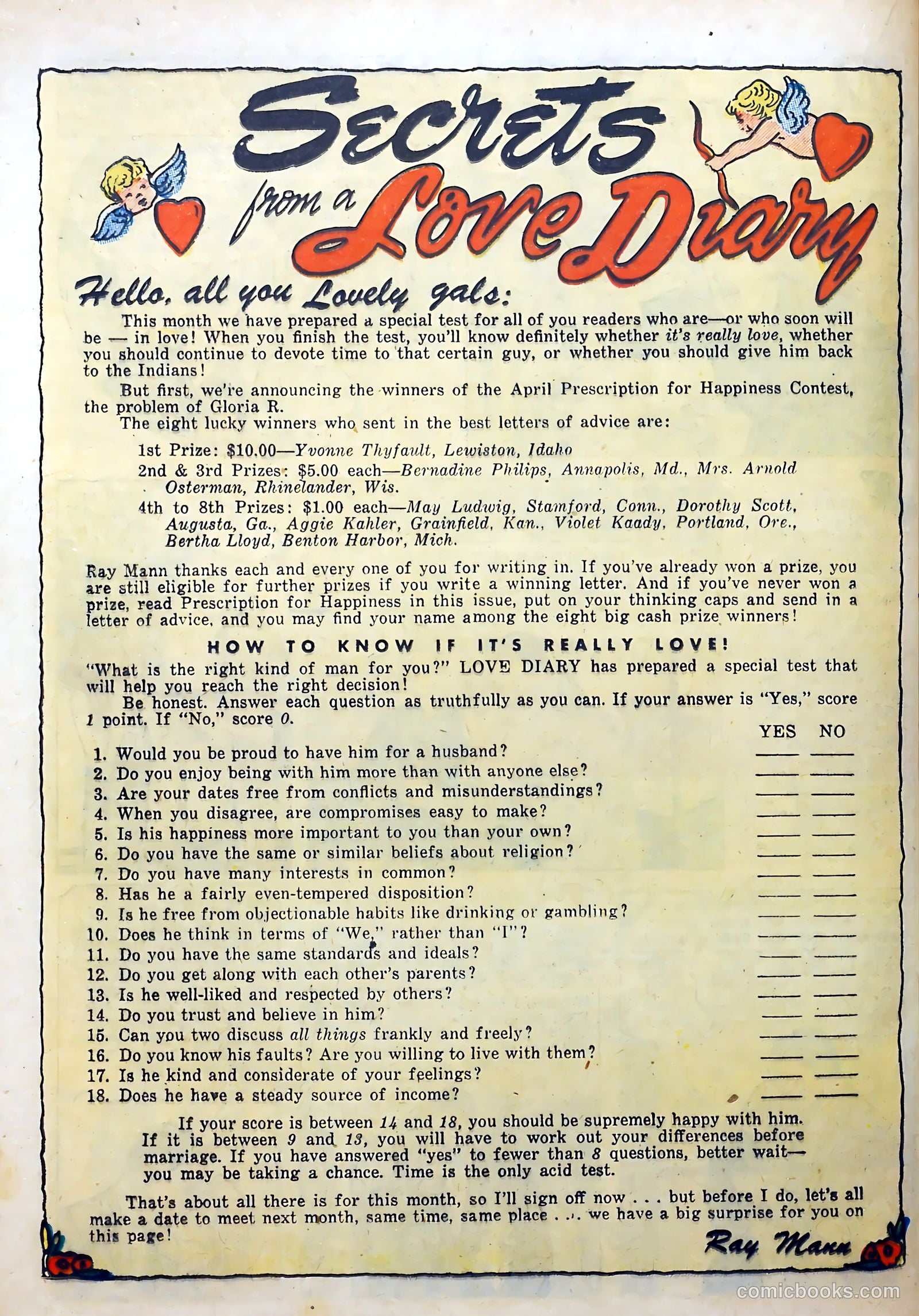 Love Diary #38 (1965) — page 22 of 36