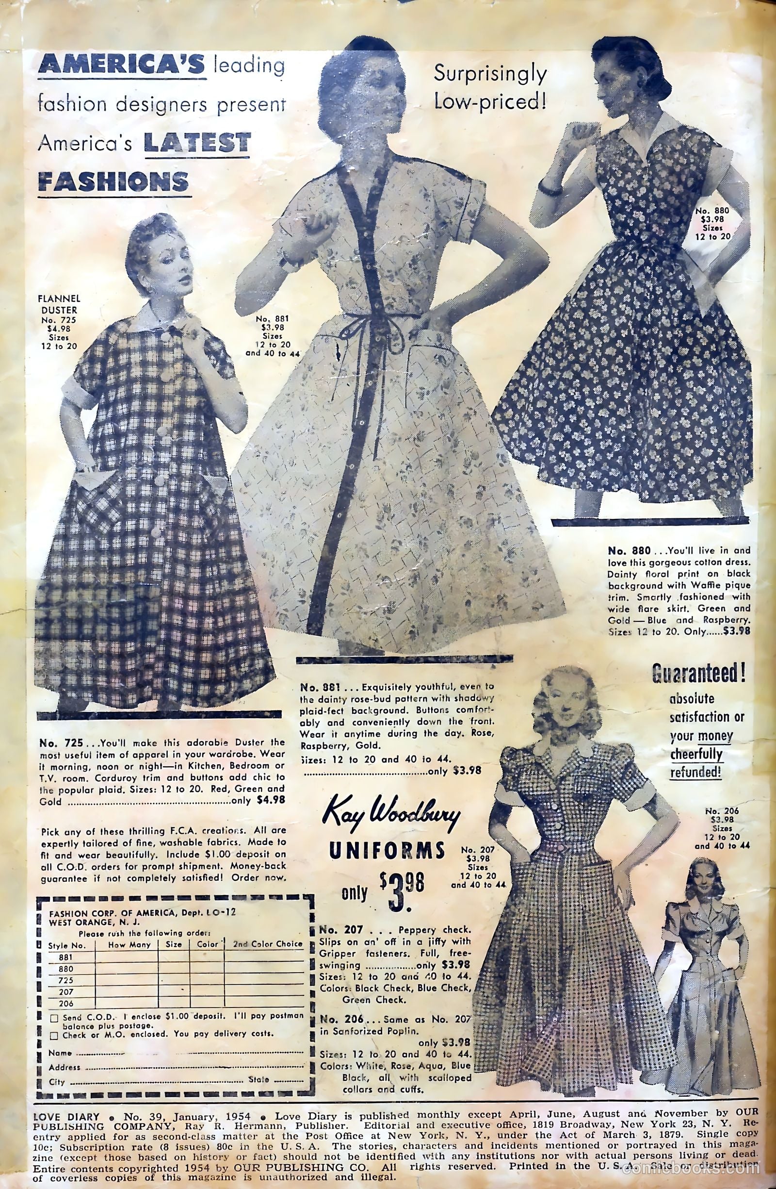 Love Diary #39 (1954) — page 2 of 36