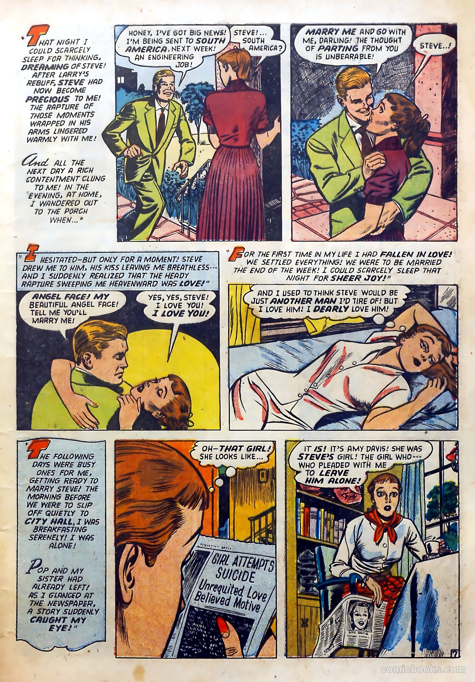 Love Diary #39 (1954) — page 9 of 36