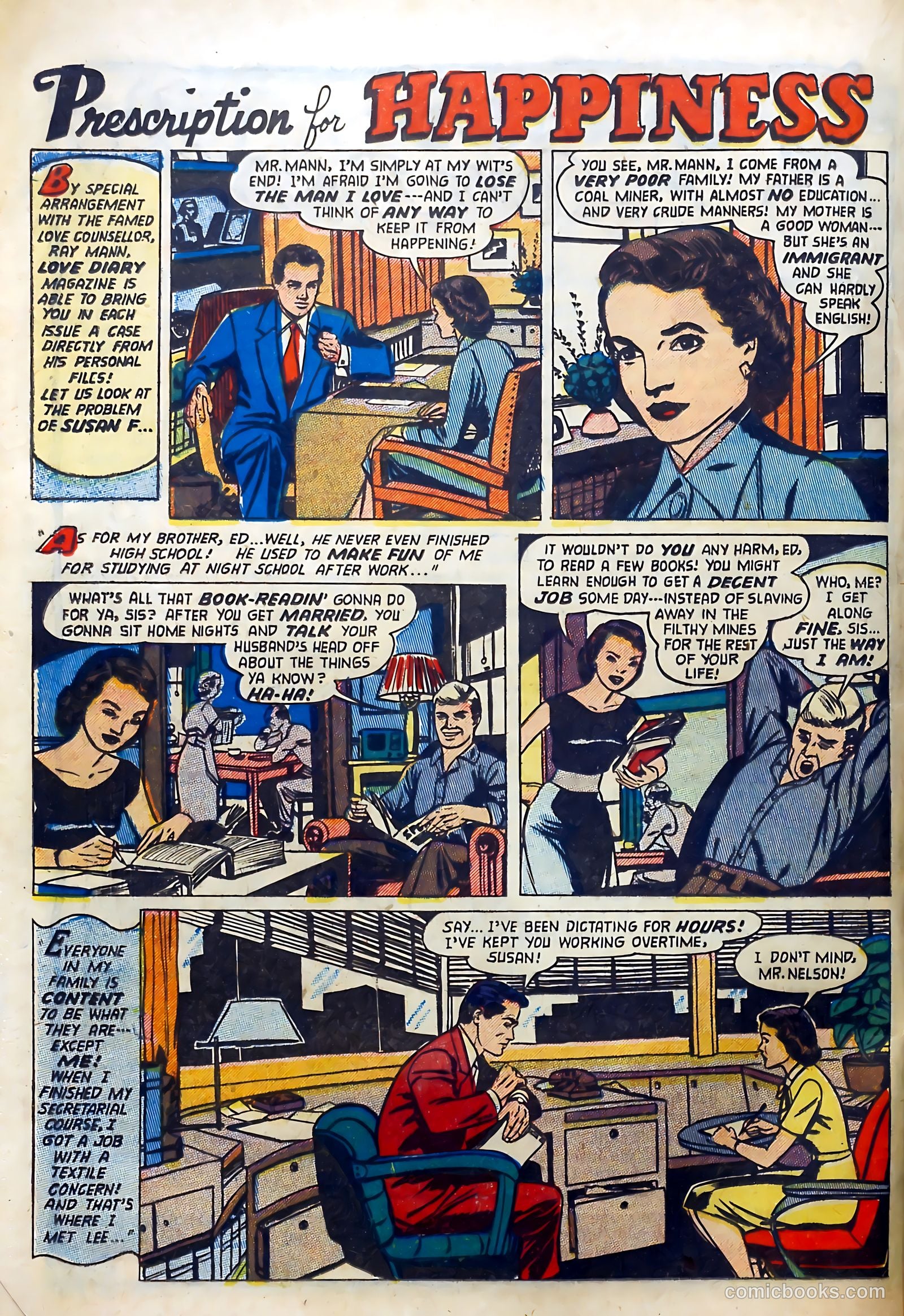 Love Diary #39 (1954) — page 22 of 36