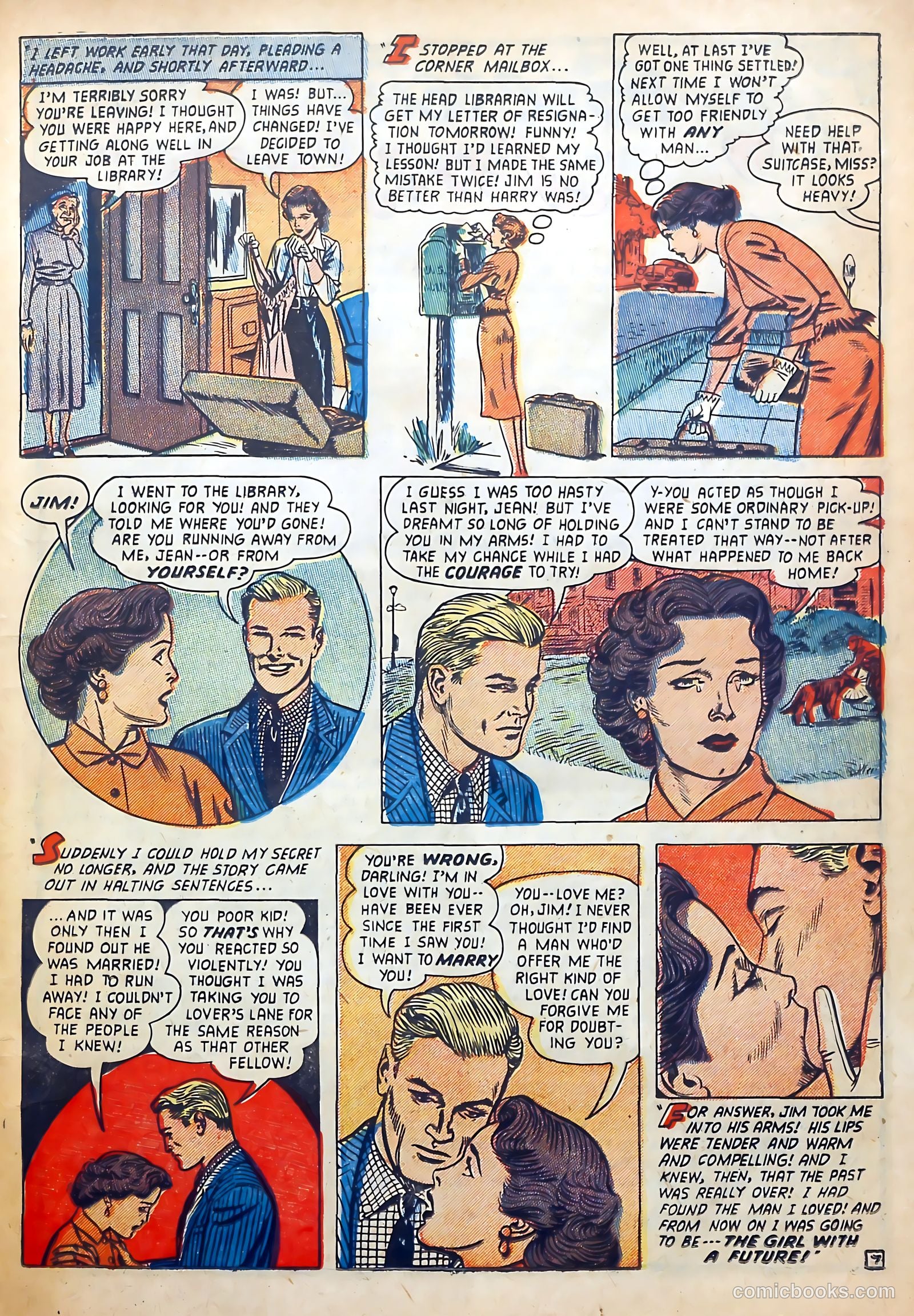 Love Diary #41 (1954) — page 21 of 36
