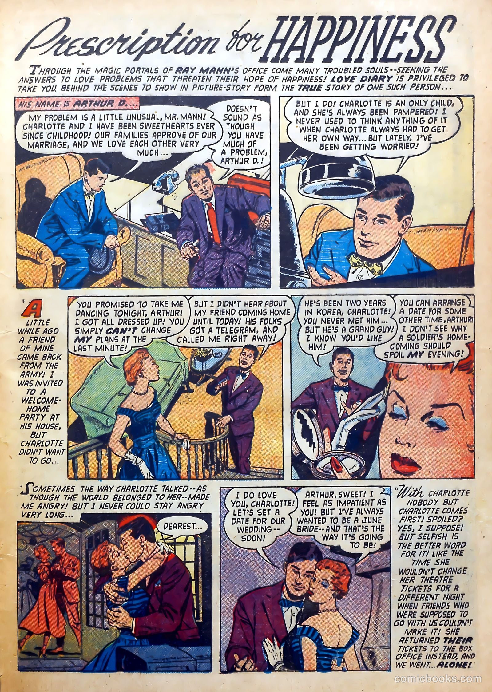 Love Diary #41 (1954) — page 23 of 36