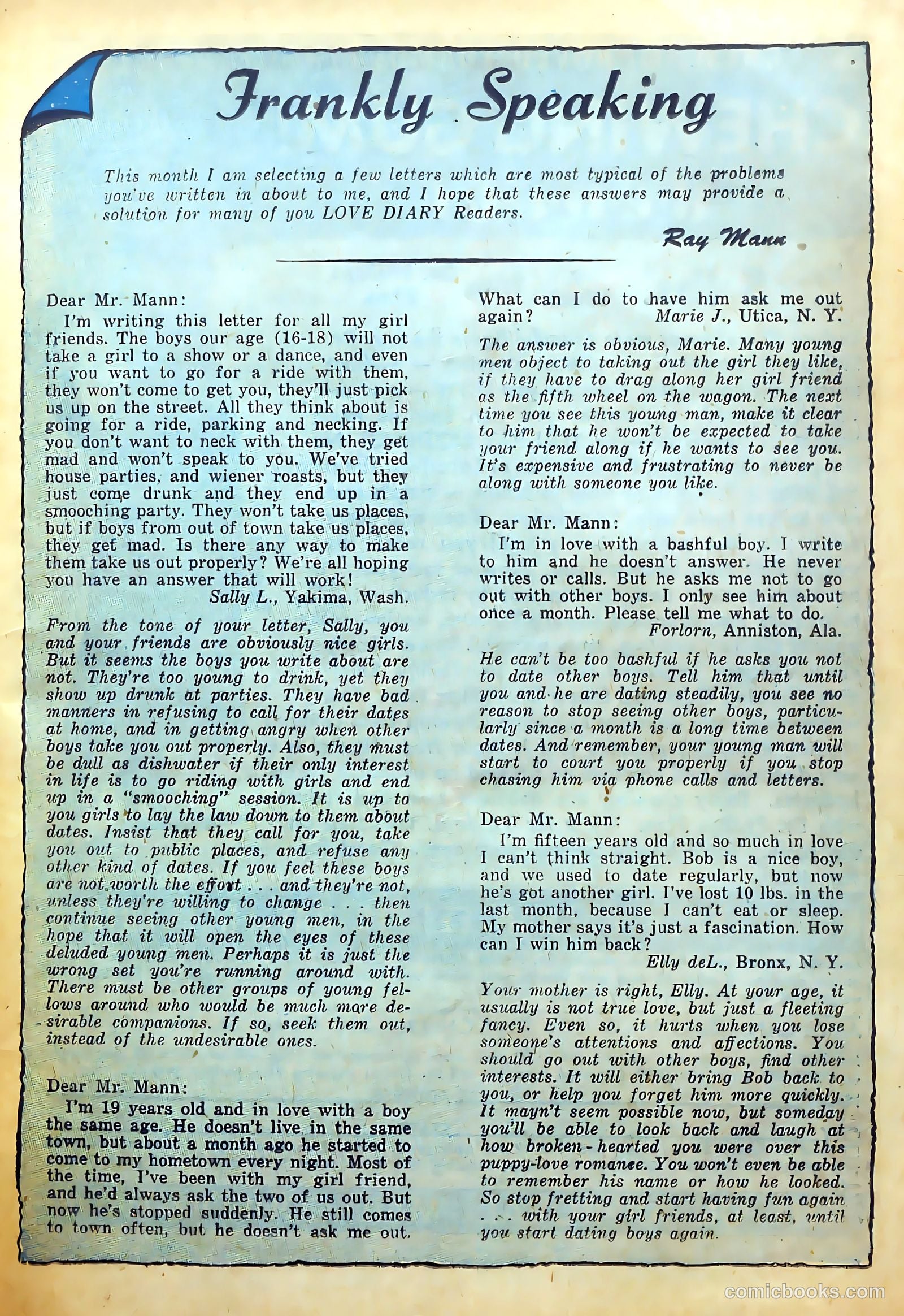 Love Diary #41 (1954) — page 25 of 36