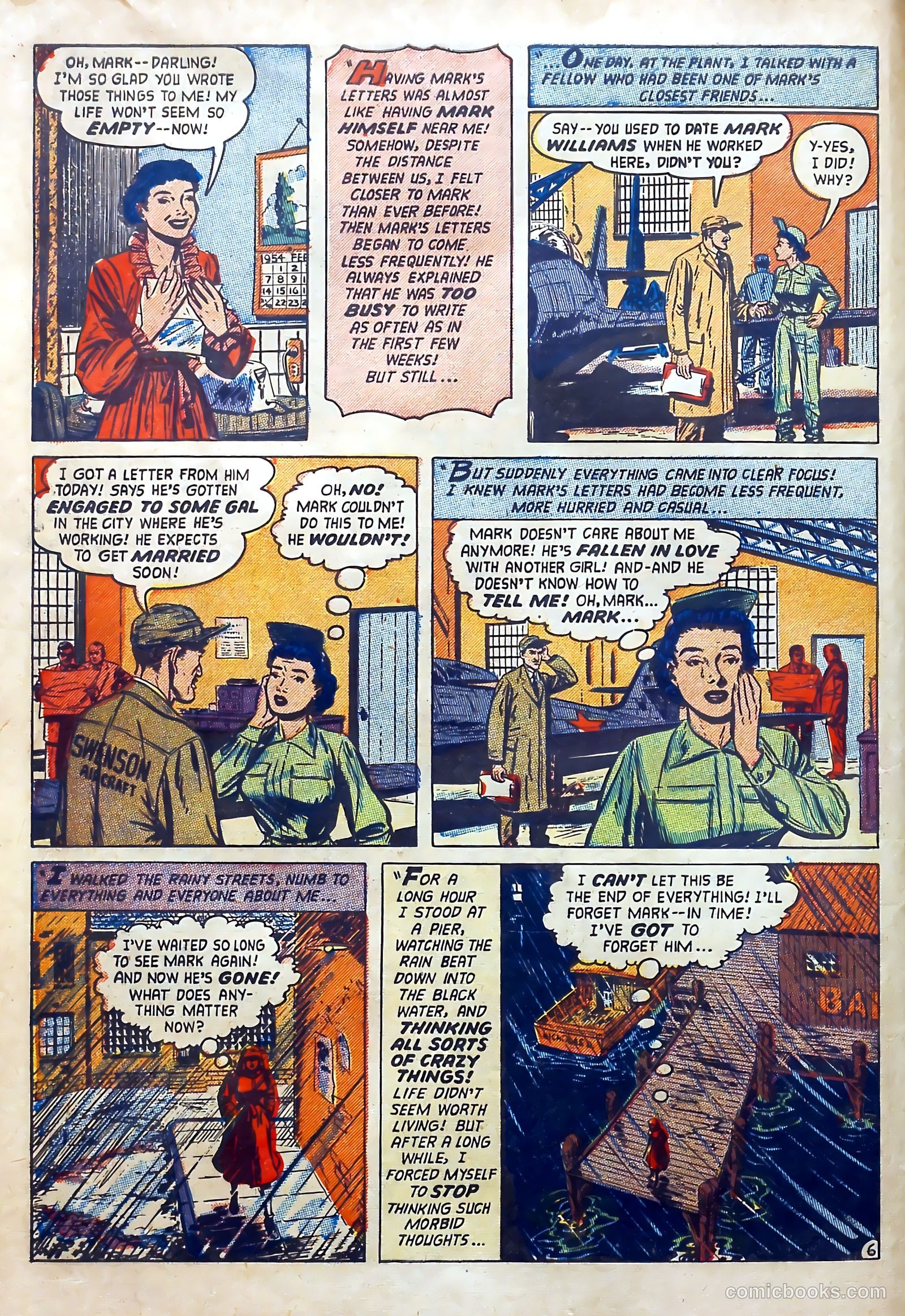 Love Diary #42 (1954) — page 8 of 36