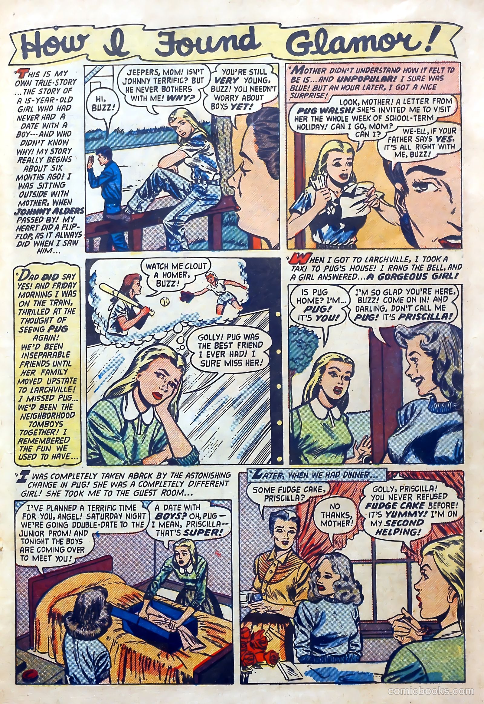 Love Diary #42 (1954) — page 21 of 36