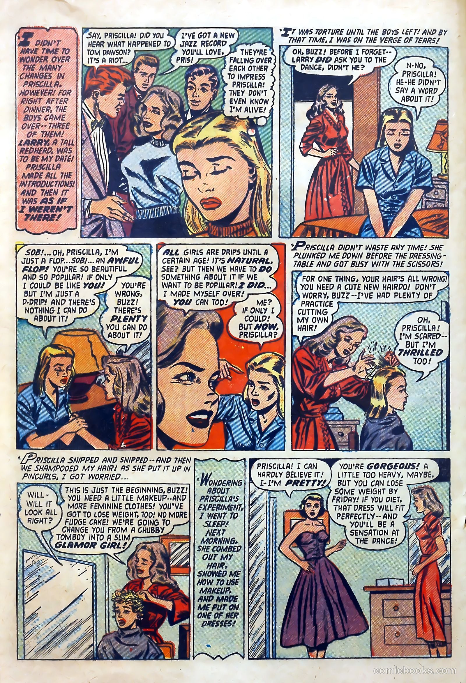 Love Diary #42 (1954) — page 22 of 36