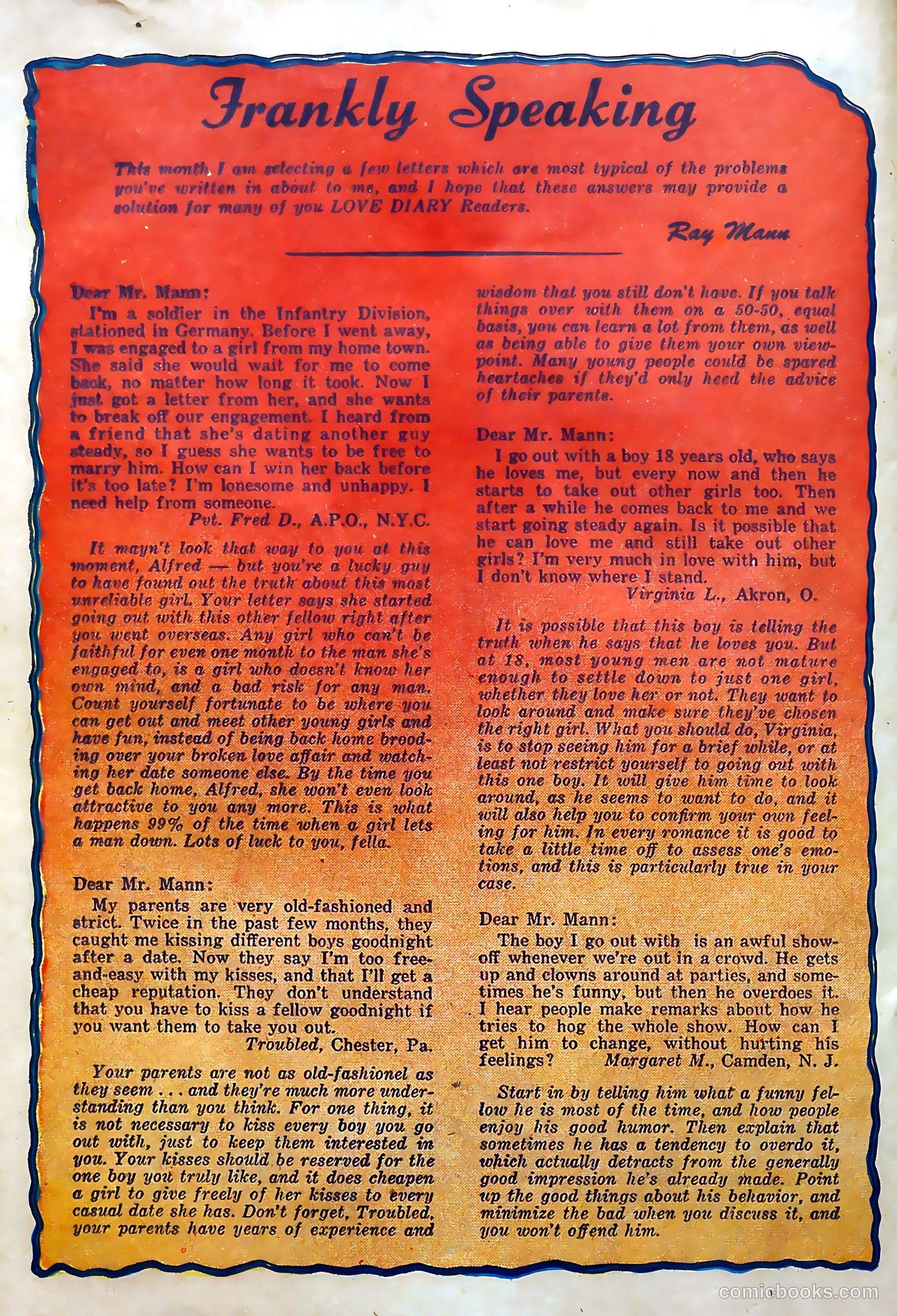 Love Diary #42 (1954) — page 24 of 36