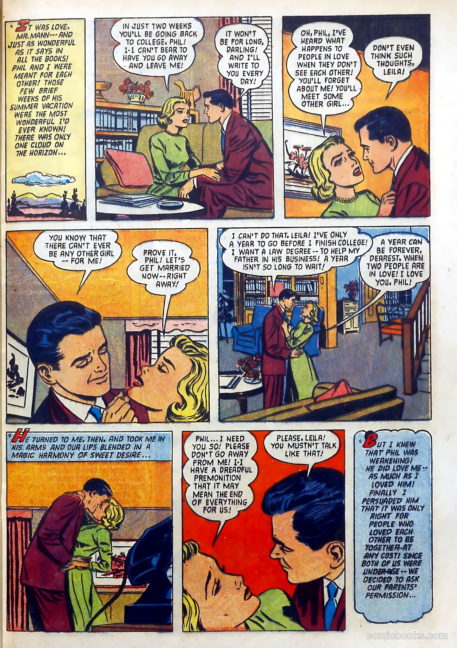Love Diary #44 (1954) — page 23 of 36