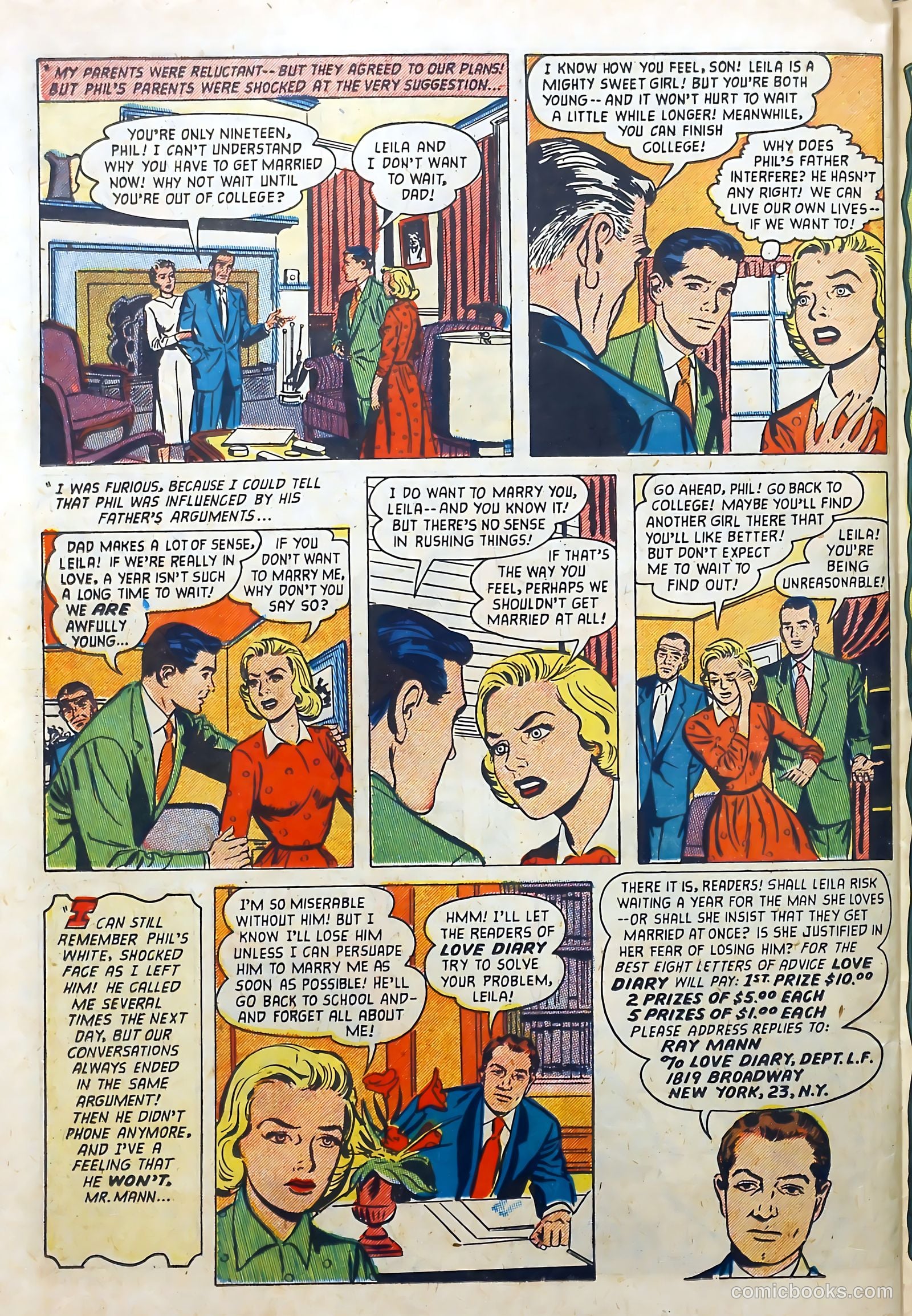 Love Diary #44 (1954) — page 24 of 36