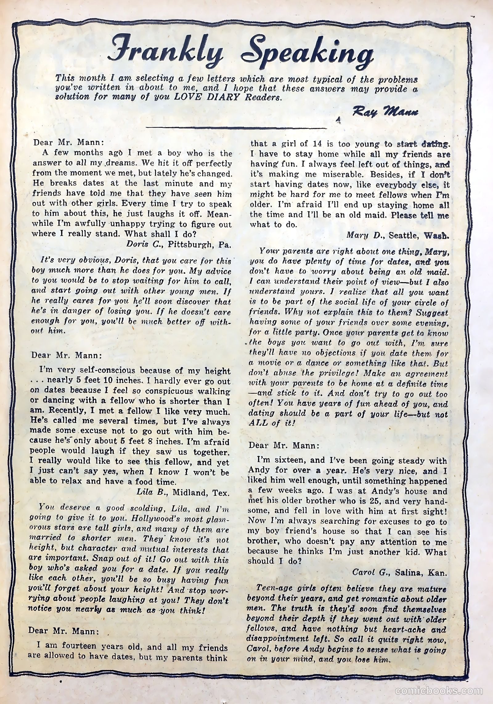 Love Diary #45 (1966) — page 23 of 36