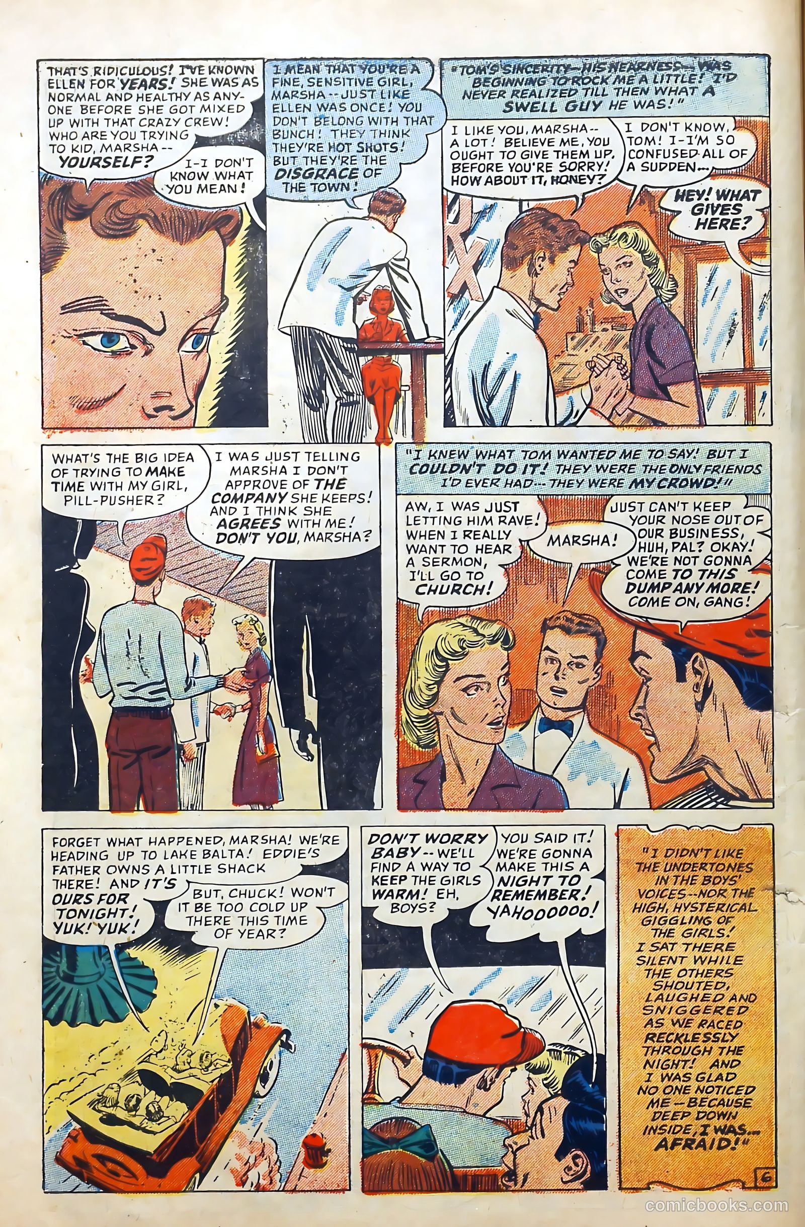 Love Diary #46 (1954) — page 8 of 36