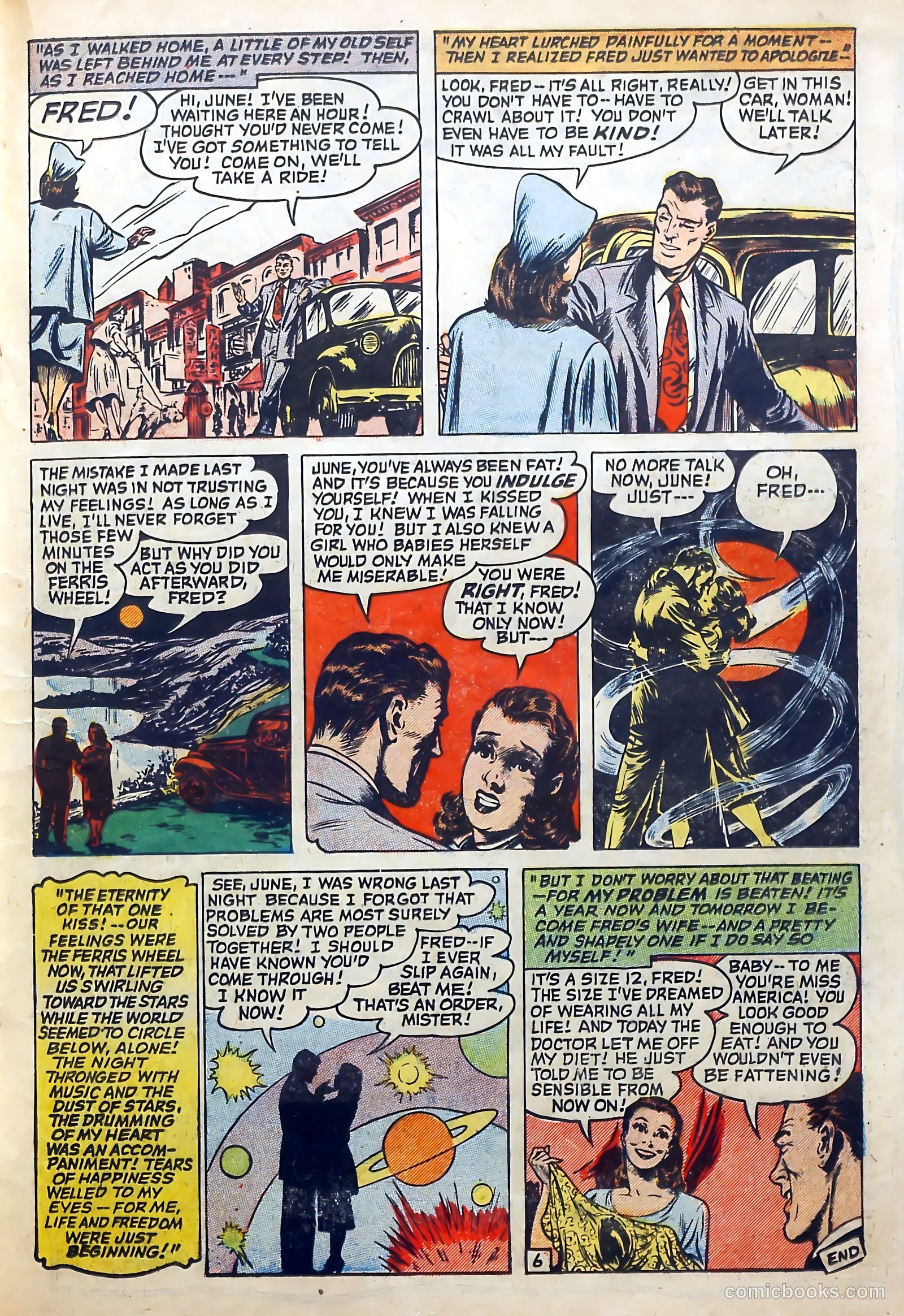Love Diary #46 (1954) — page 19 of 36