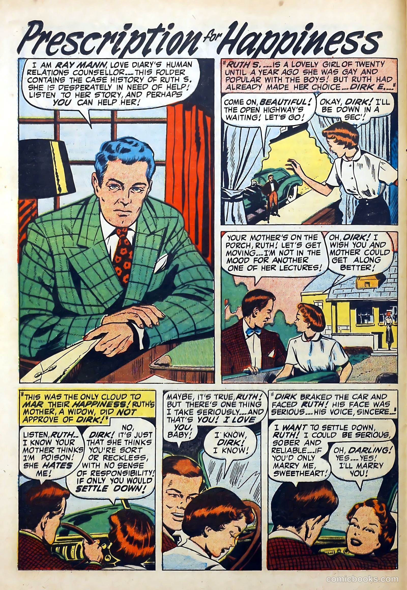 Love Diary #47 (1954) — page 14 of 36