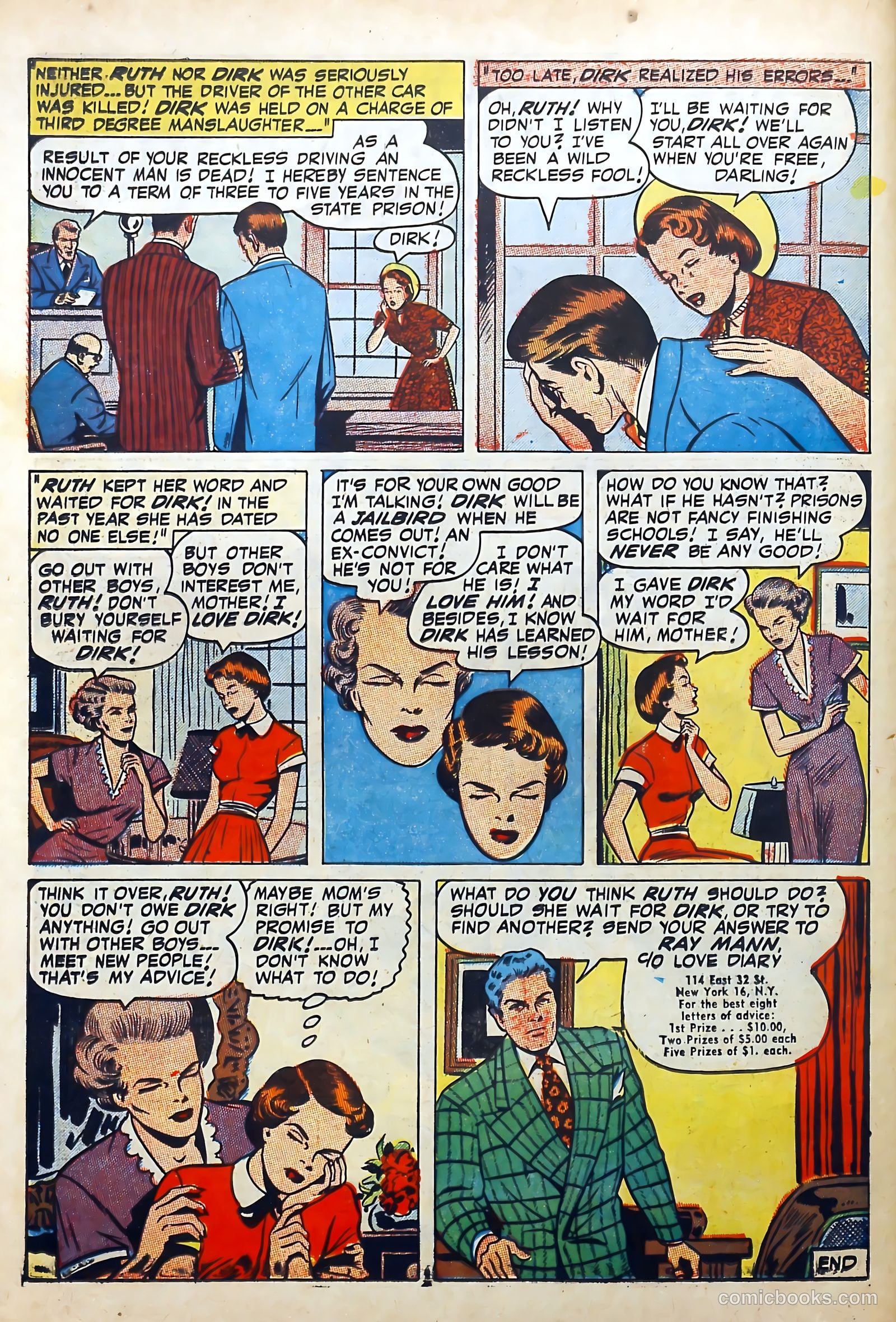 Love Diary #47 (1954) — page 16 of 36