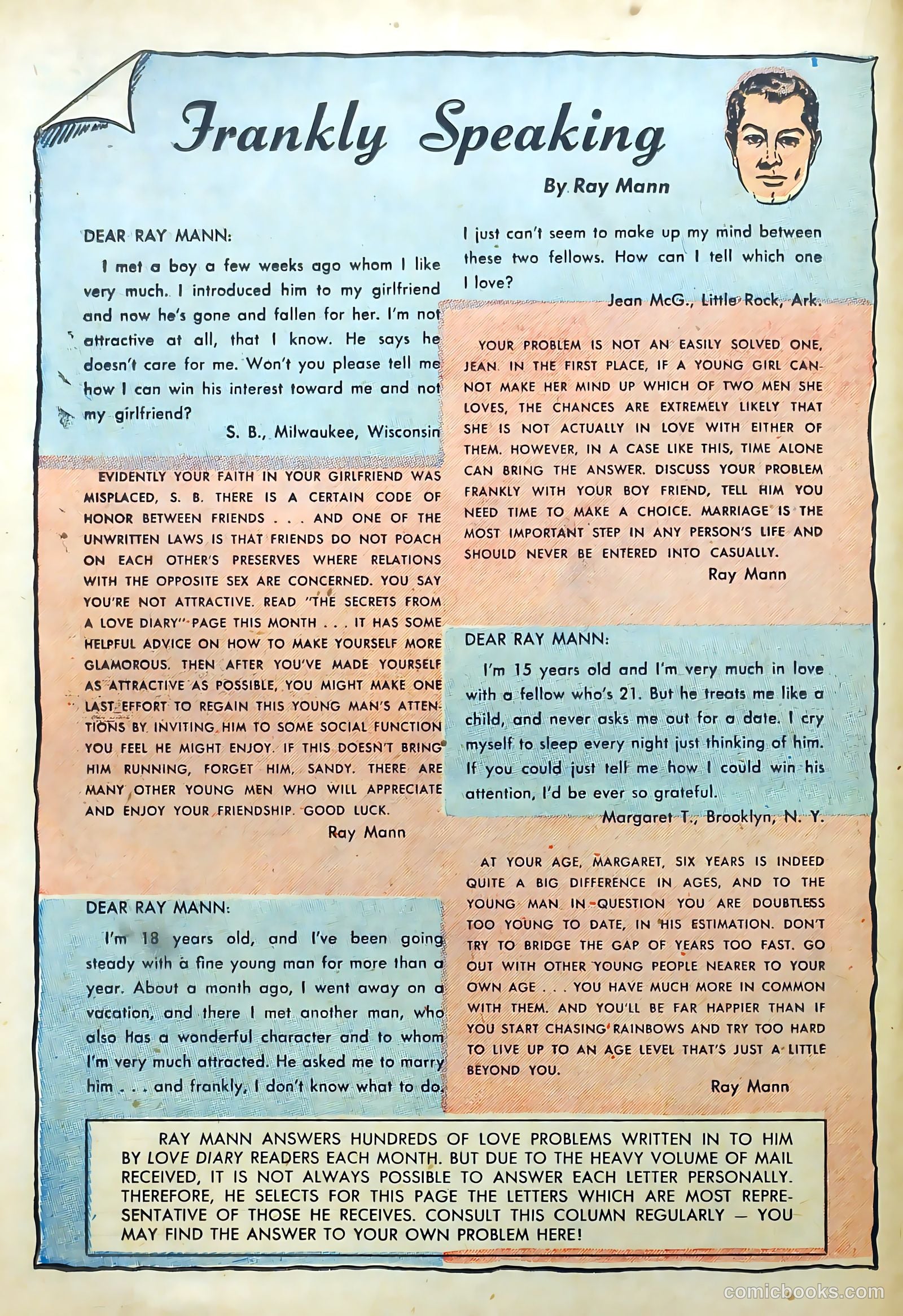Love Diary #47 (1954) — page 18 of 36