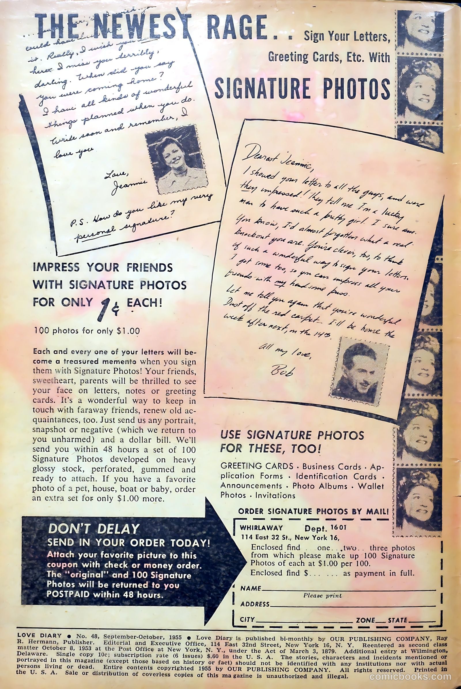 Love Diary #48 (1955) — page 2 of 36