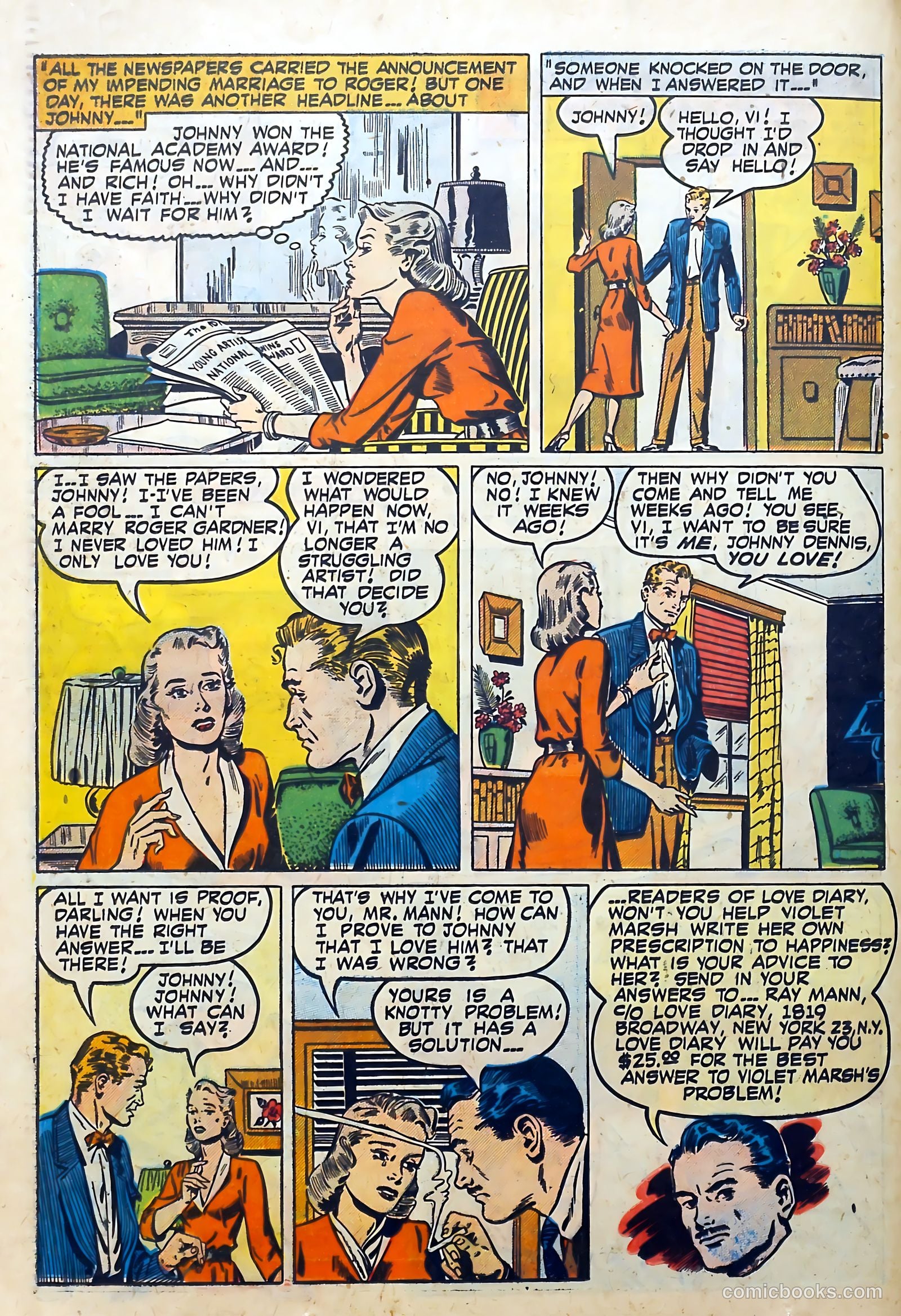 Love Diary #8 (1950) — page 38 of 52