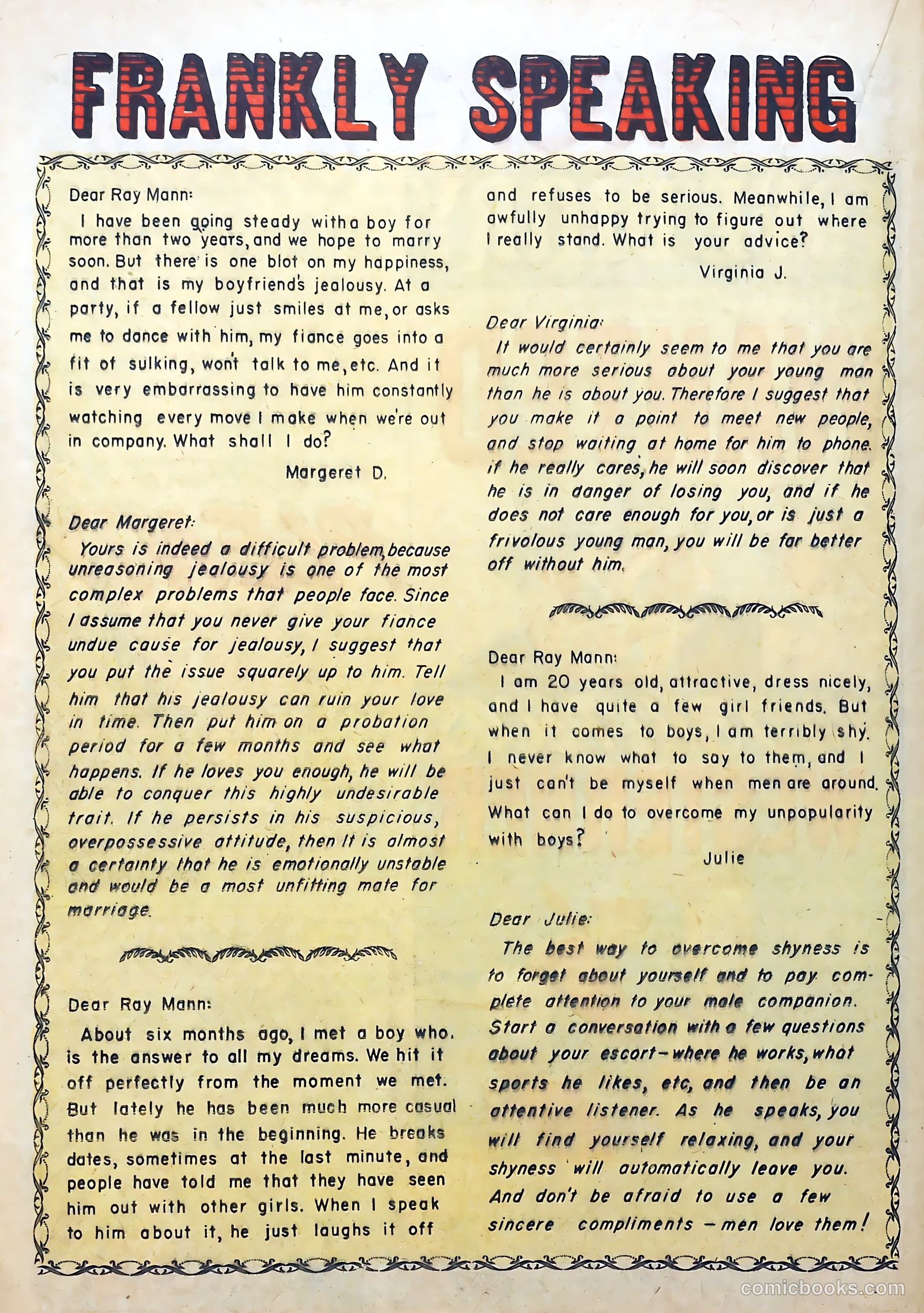 Love Diary #9 (1950) — page 30 of 52
